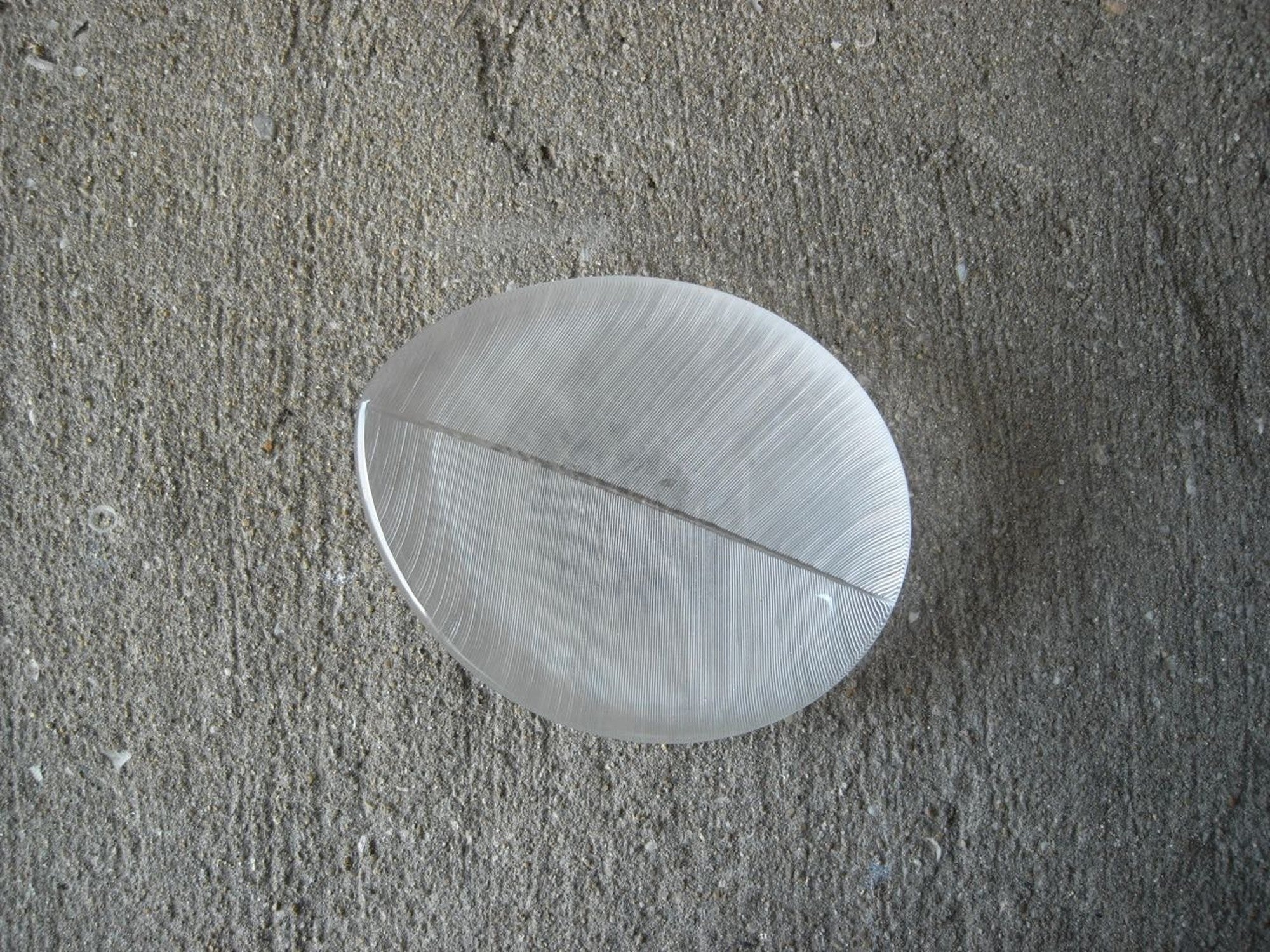 Tapio Wirkkala Art Object 3337|コームカットのガラス作品|タピオ・ヴィルカラ Iittala製 1956年刻印