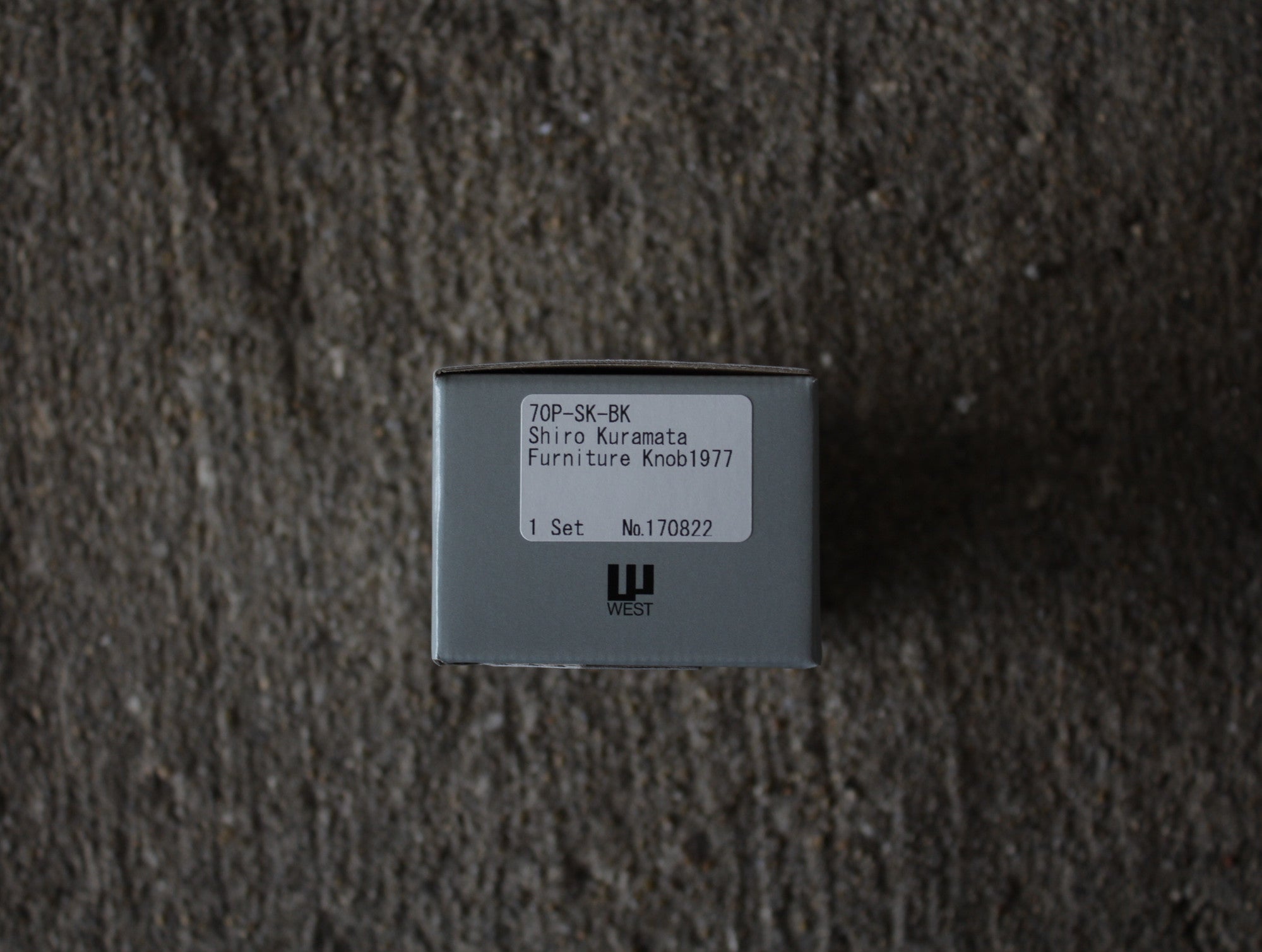 倉俣史朗 ファニチャーノブ 1977|Shiro Kuramata Furniture Knob|黒|4個セット|復刻モデル