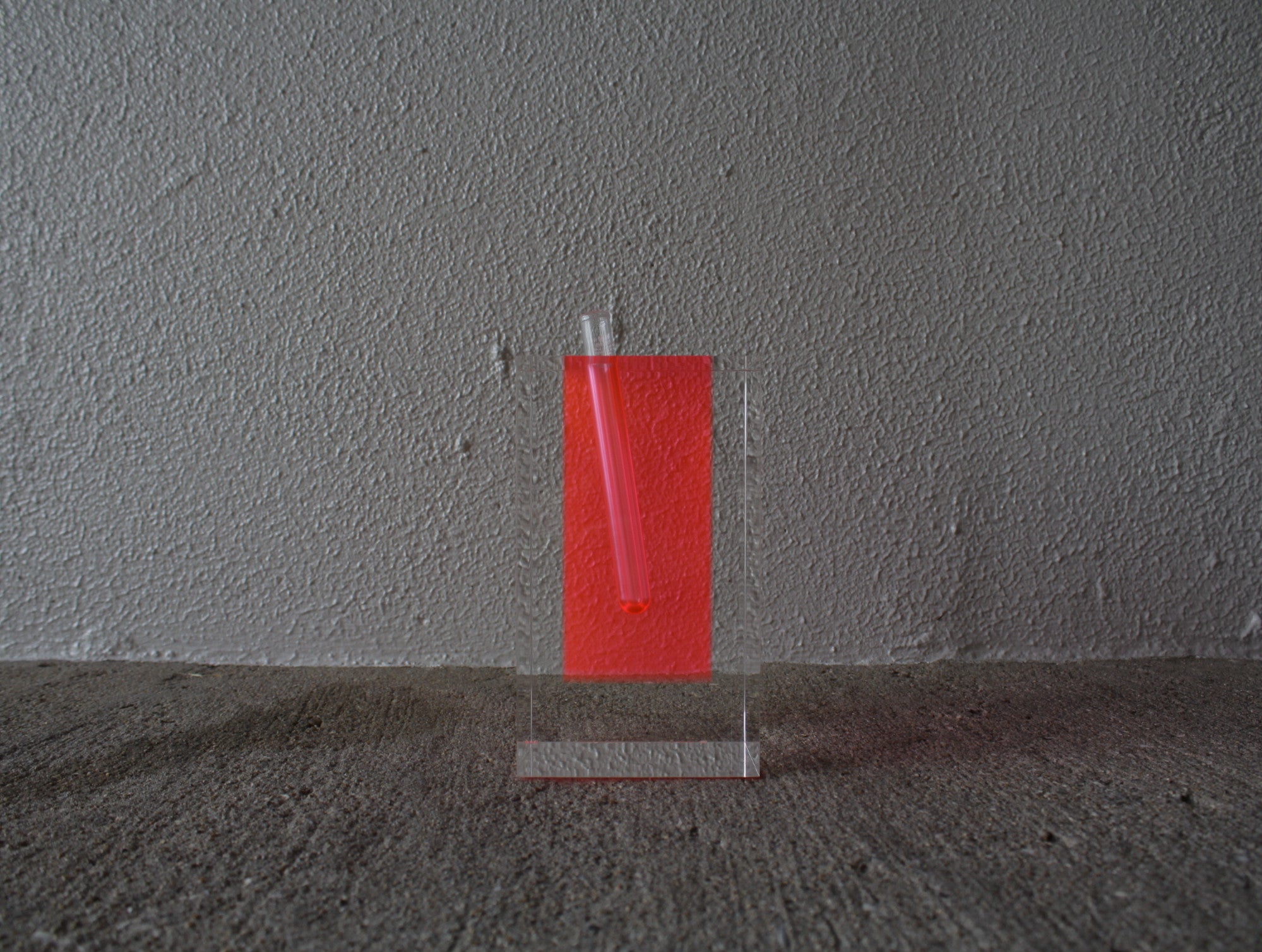 Shiro Kuramata フラワーベース|正高化工 初期製造品|倉俣史朗 花器 アクリル×ガラス