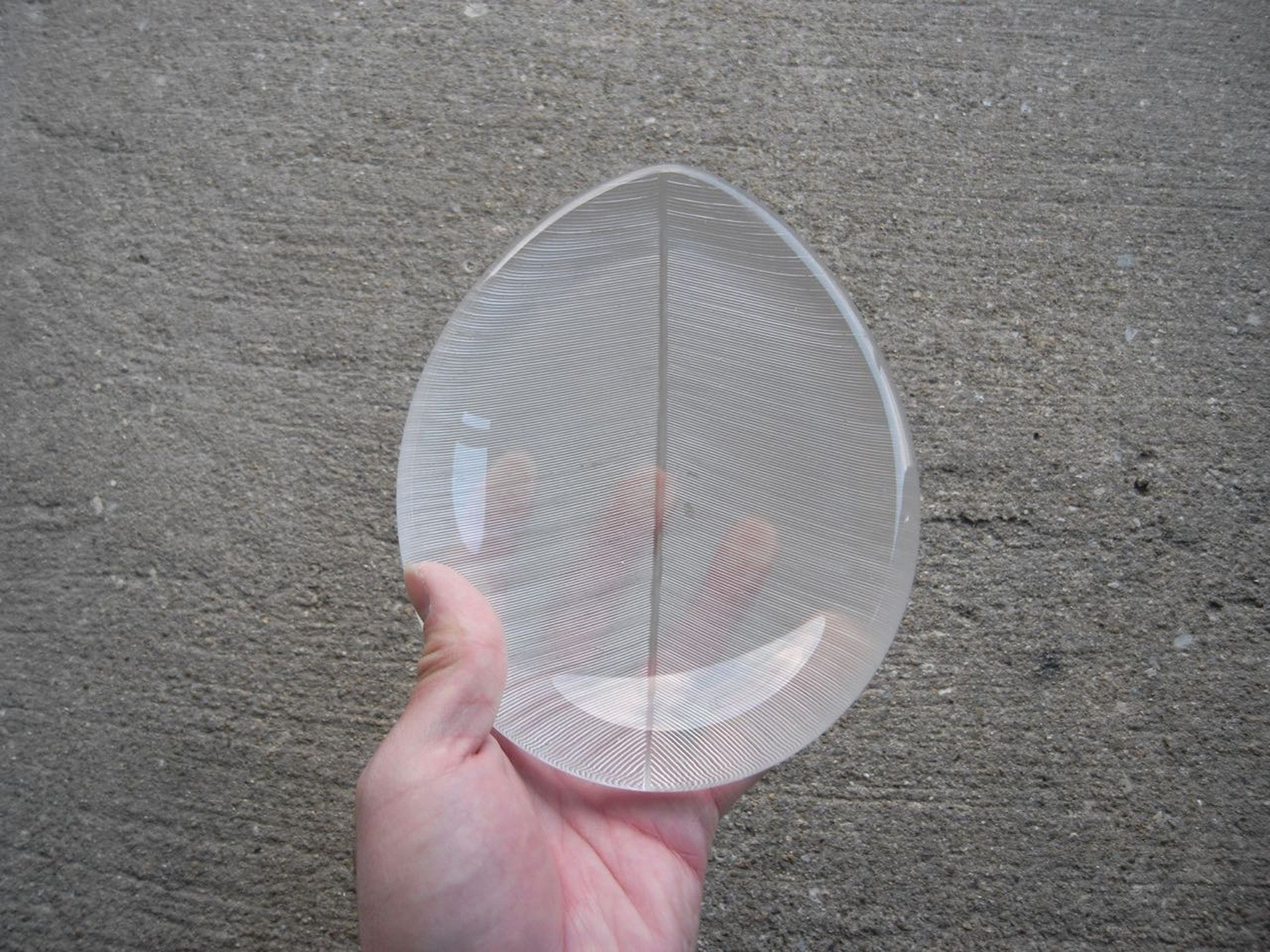 Tapio Wirkkala Art Object 3337|コームカットのガラス作品|タピオ・ヴィルカラ Iittala製 1956年刻印