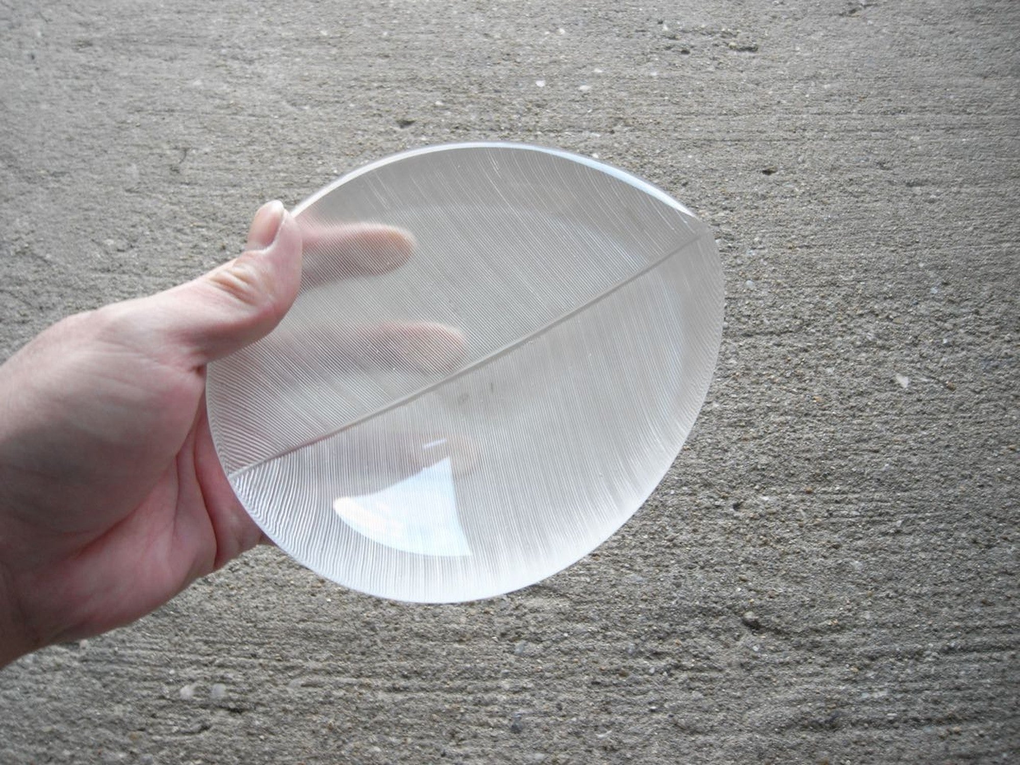 Tapio Wirkkala Art Object 3337|コームカットのガラス作品|タピオ・ヴィルカラ Iittala製 1956年刻印