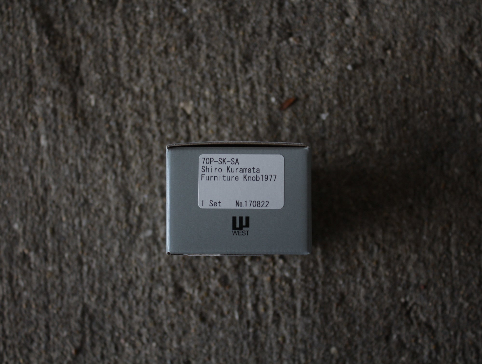 倉俣史朗 ファニチャーノブ 1977|Shiro Kuramata Furniture Knob|シルバー 4個セット|復刻モデル