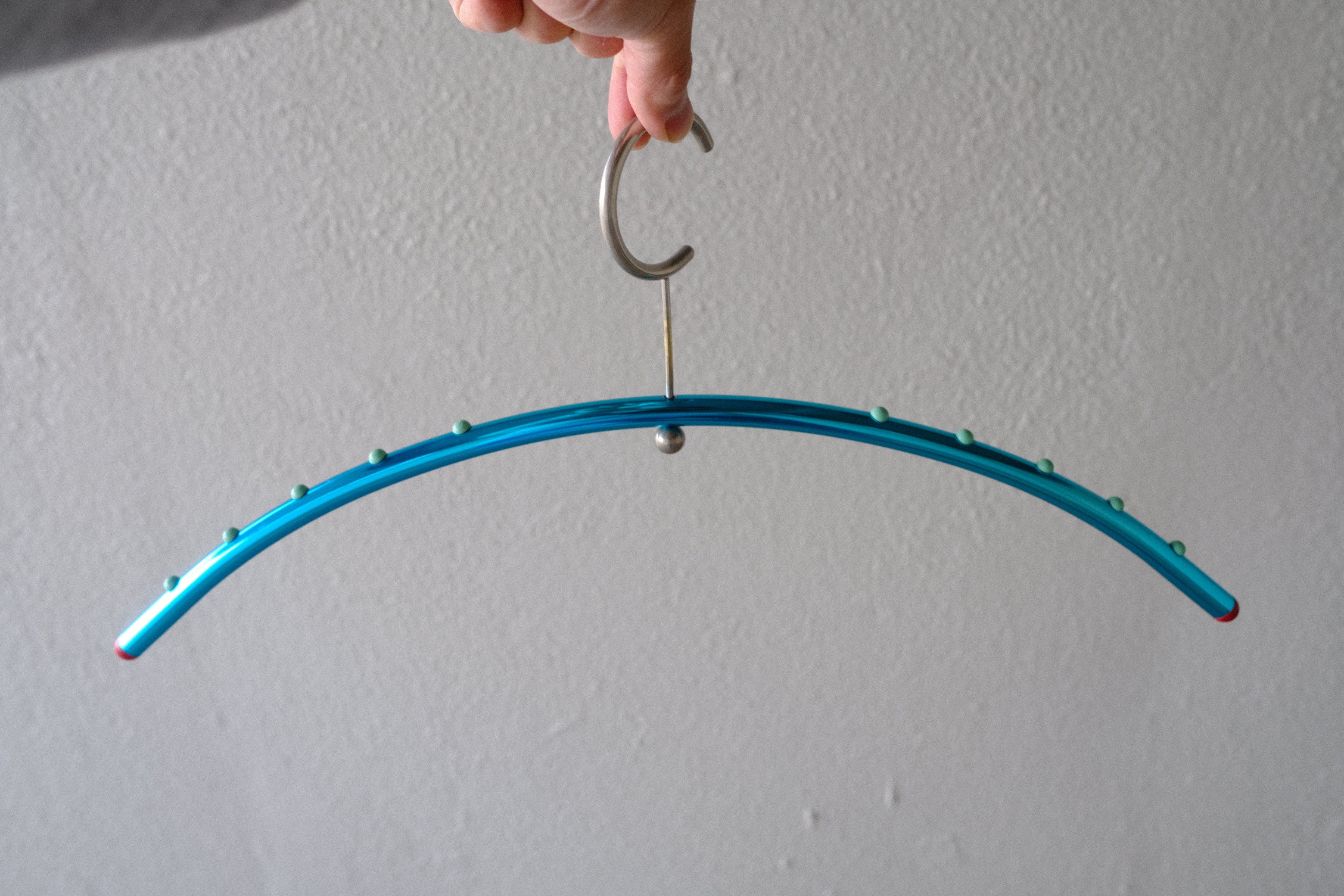 希少 倉俣史朗 デザイン「ALUMINIO」ハンガー 1990年代製 spiral