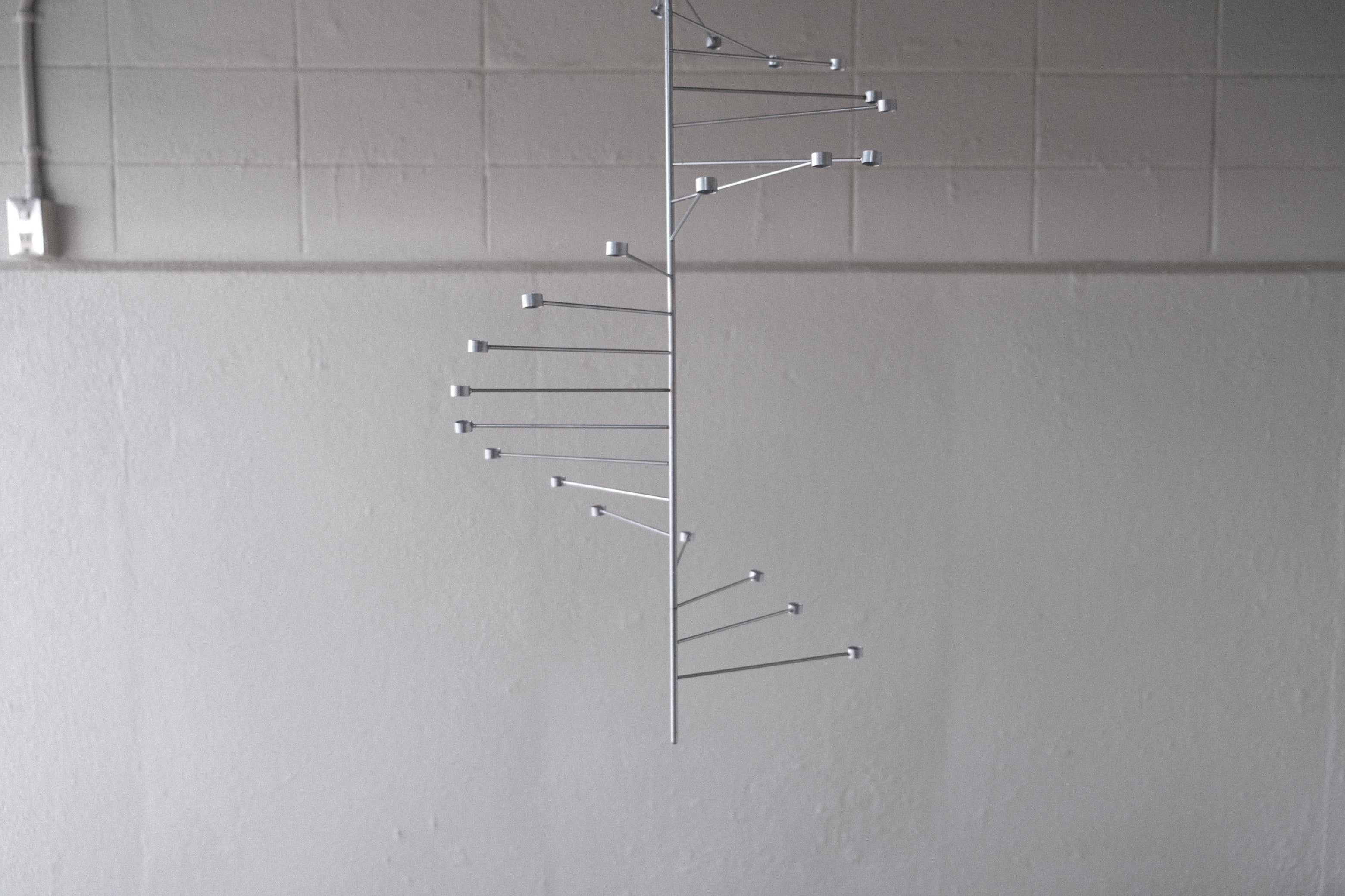 【希少】ポール・ケアホルム PK101 キャンドルホルダー|1956年|E. Kold Christensen製・クロームスチール