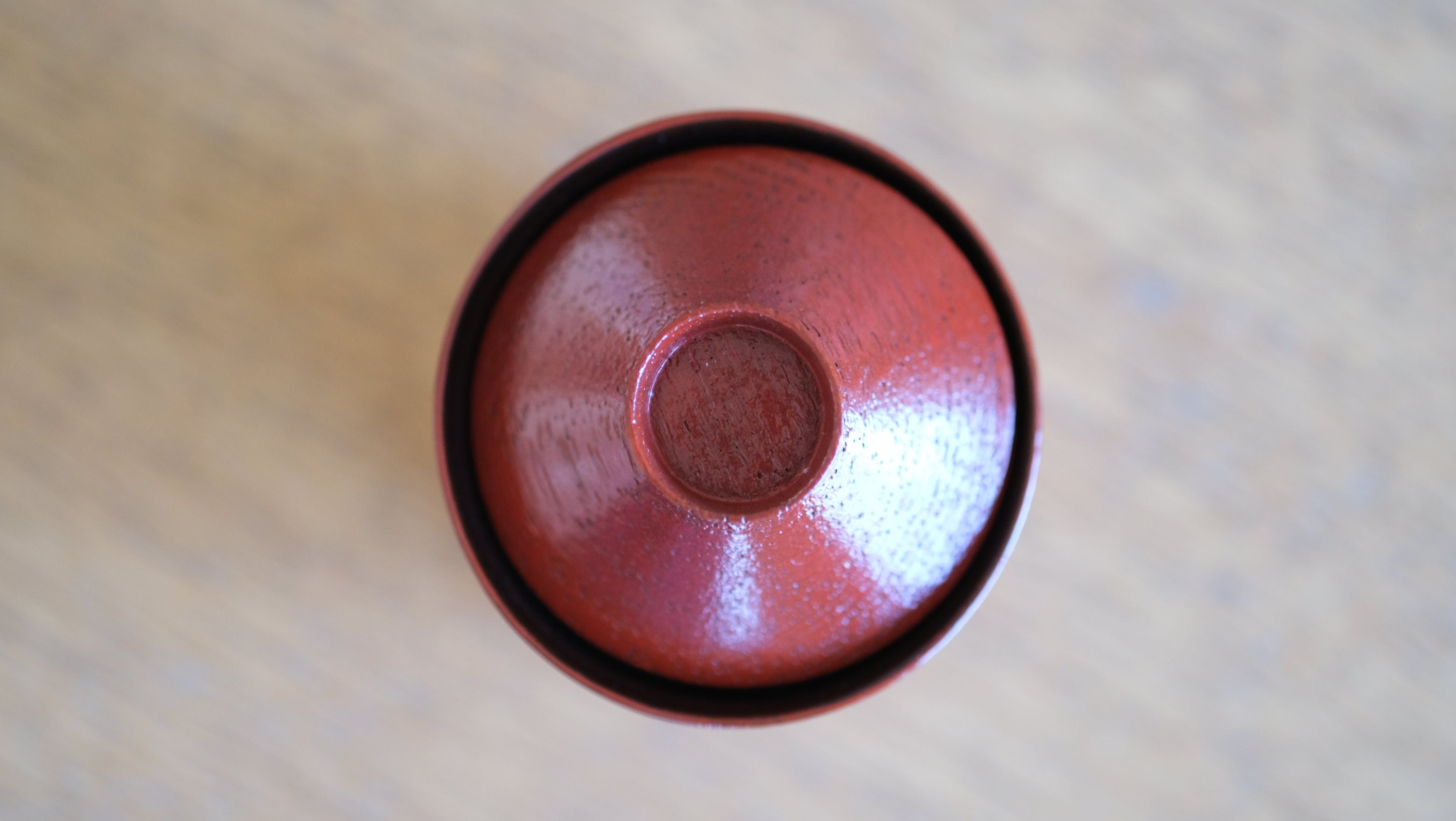 【超希少|桐箱つき】川合漆仙 一玄庵好 朱小吸物椀 十客セット|茶道具・武者小路千家ゆかり