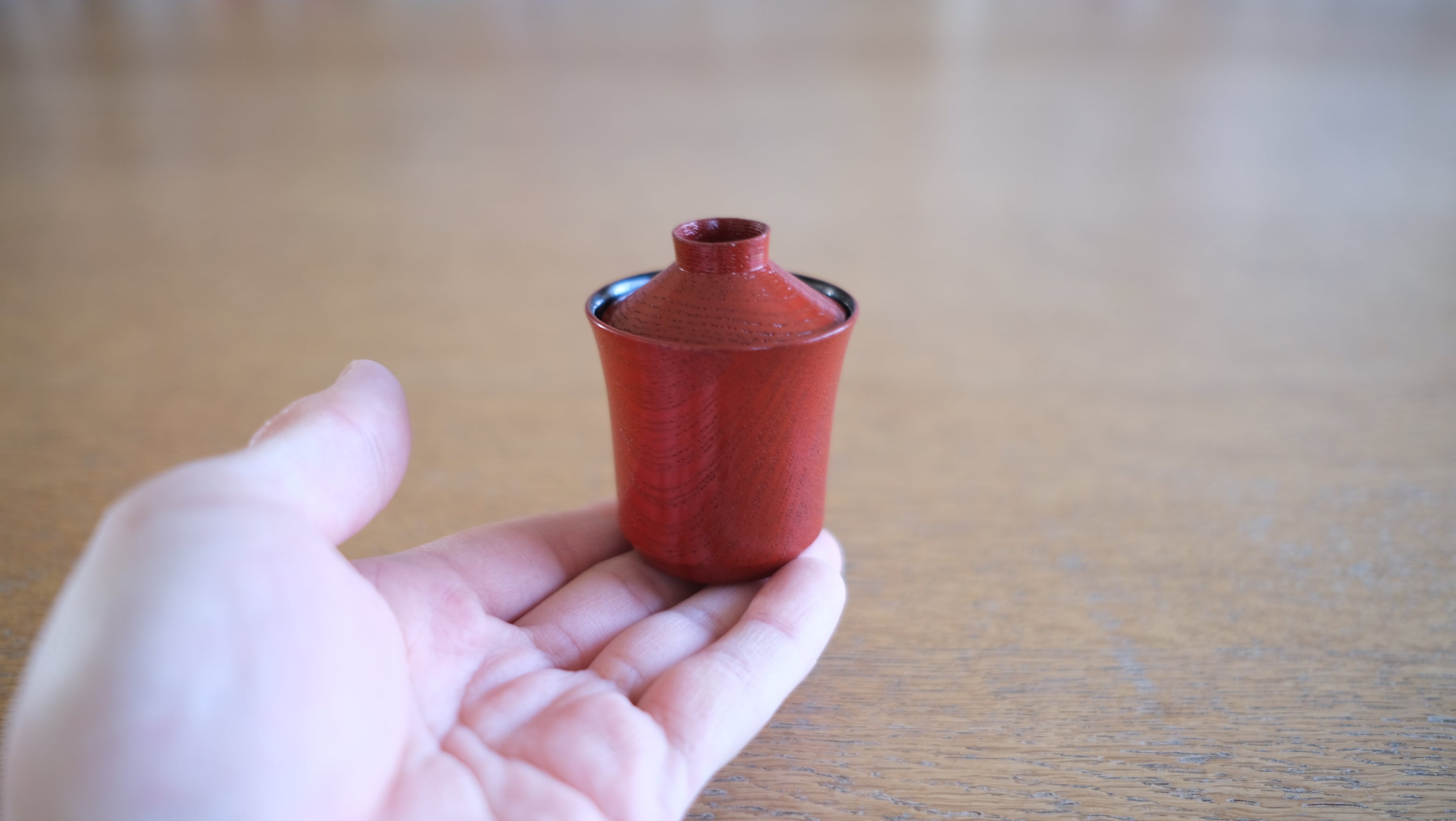 【超希少|桐箱つき】川合漆仙 一玄庵好 朱小吸物椀 十客セット|茶道具・武者小路千家ゆかり