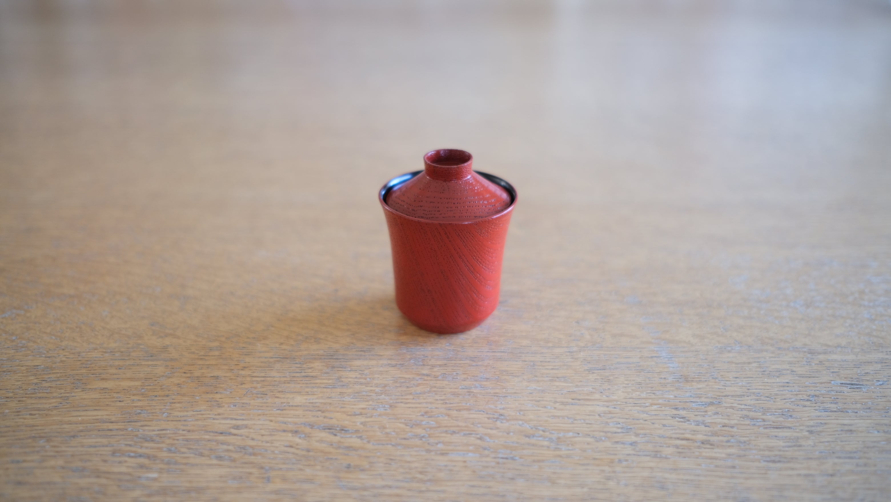 【超希少|桐箱つき】川合漆仙 一玄庵好 朱小吸物椀 十客セット|茶道具・武者小路千家ゆかり