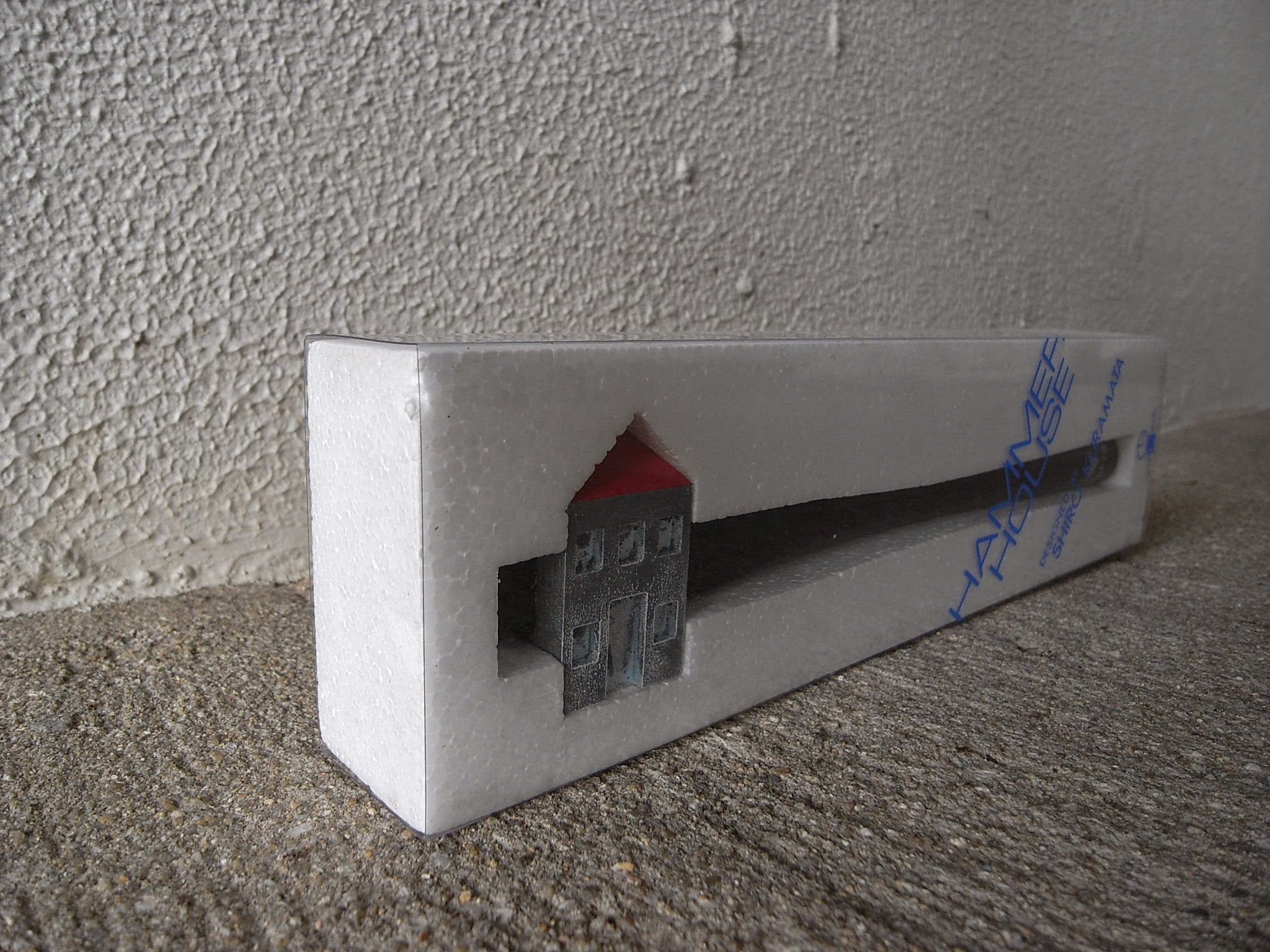 【希少・未使用】倉俣史朗 HAMMER HOUSE 赤屋根|幻のオリジナルアートピース/タイムスタジオ製