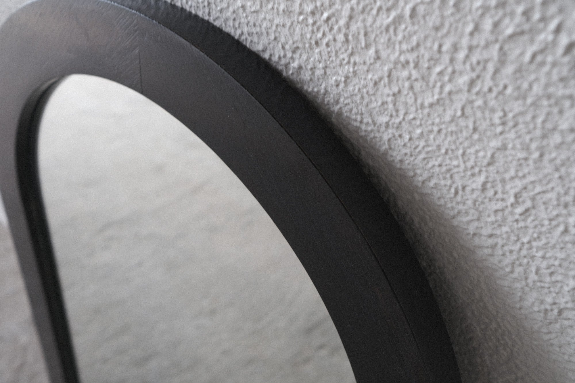 【希少】倉俣史朗 壁掛けミラー|筑波センターホテル特注モデル・ブラック|1980年代ヴィンテージ