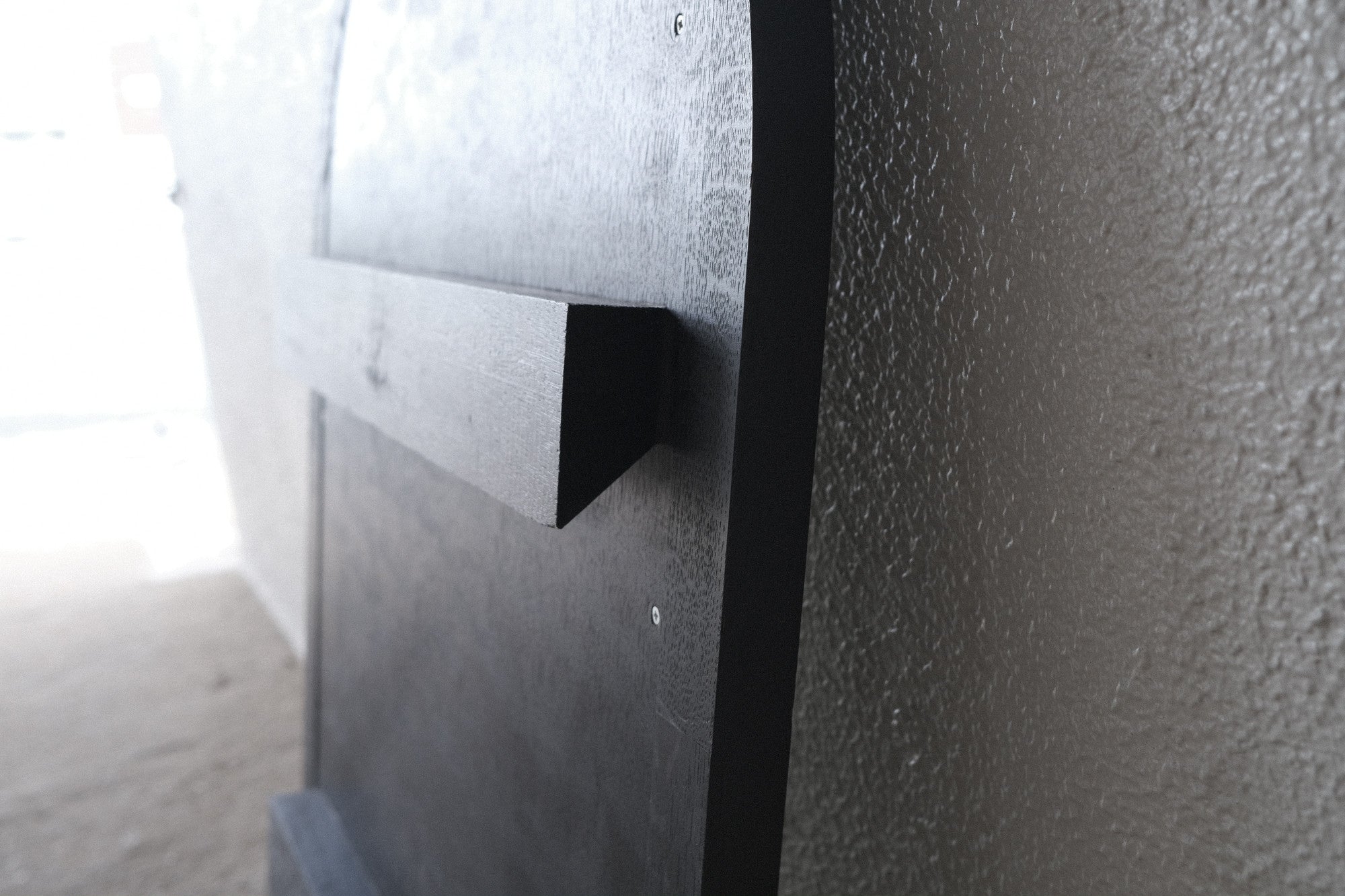 【希少】倉俣史朗 壁掛けミラー|筑波センターホテル特注モデル・ブラック|1980年代ヴィンテージ