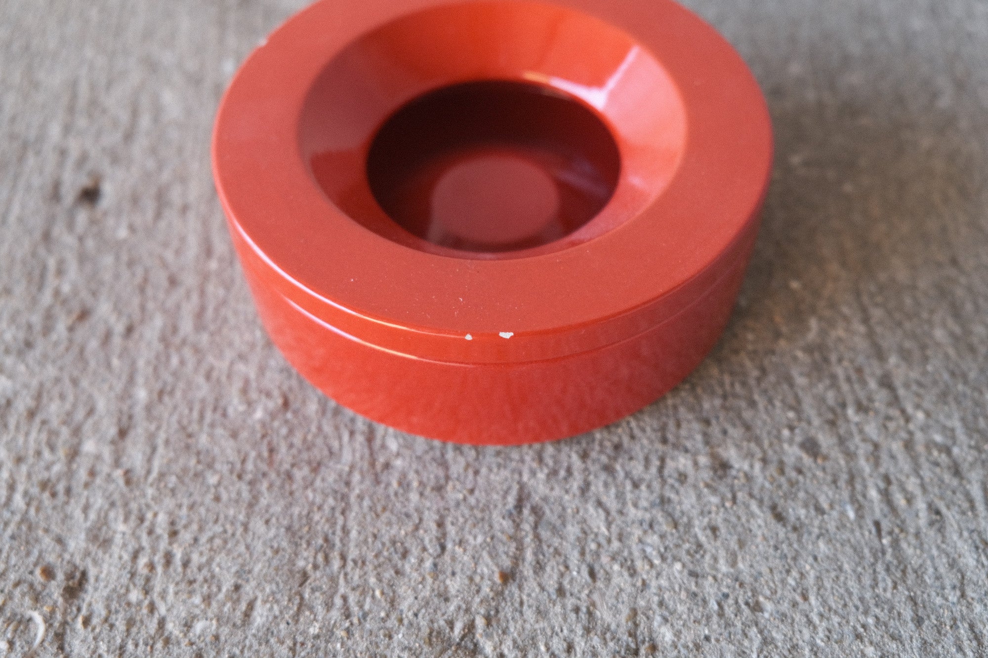 Angelo Mangiarotti Barbados|DANESE ヴィンテージ アッシュトレイ 赤|アンジェロ・マンジェロッティ|バルバドス