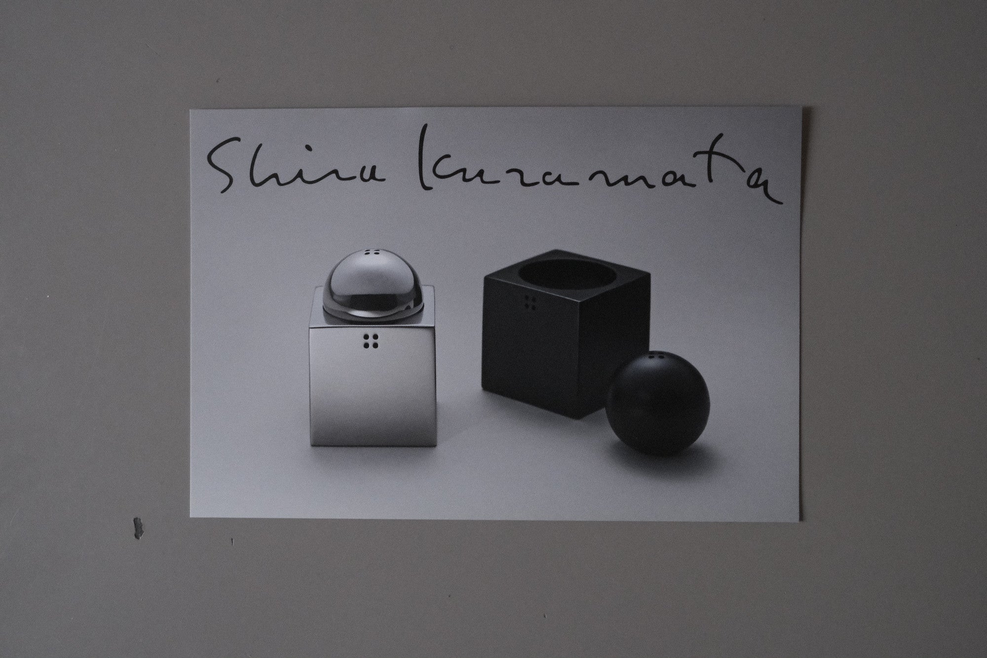 倉俣史朗 × WEST|復刻プロダクト ポストカード 2枚セット|Shiro Kuramata Archive