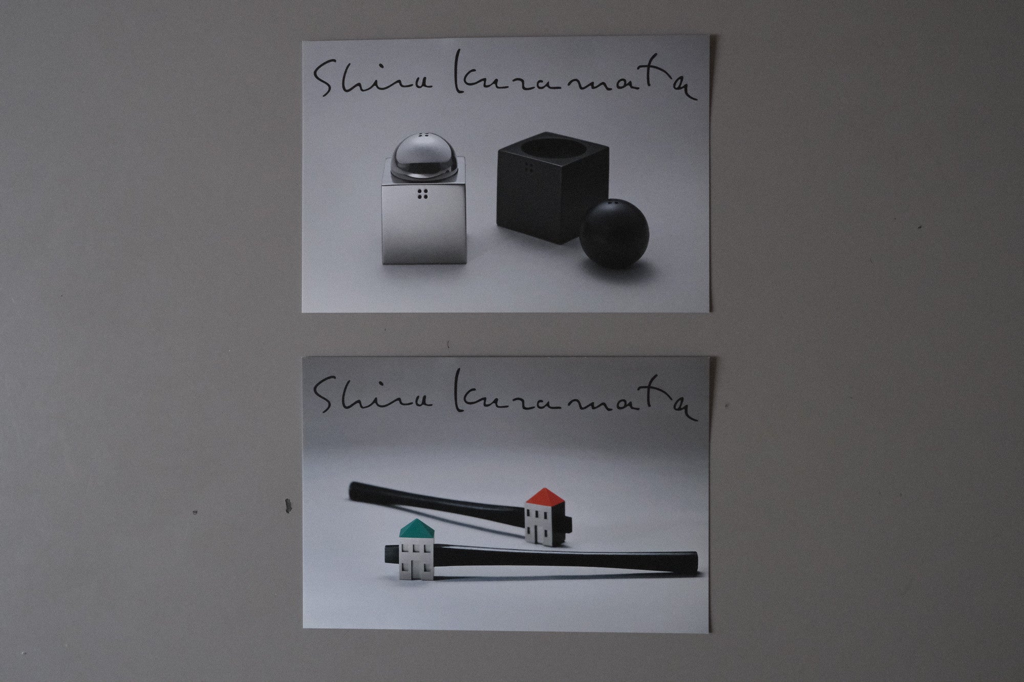 倉俣史朗 × WEST|復刻プロダクト ポストカード 2枚セット|Shiro Kuramata Archive