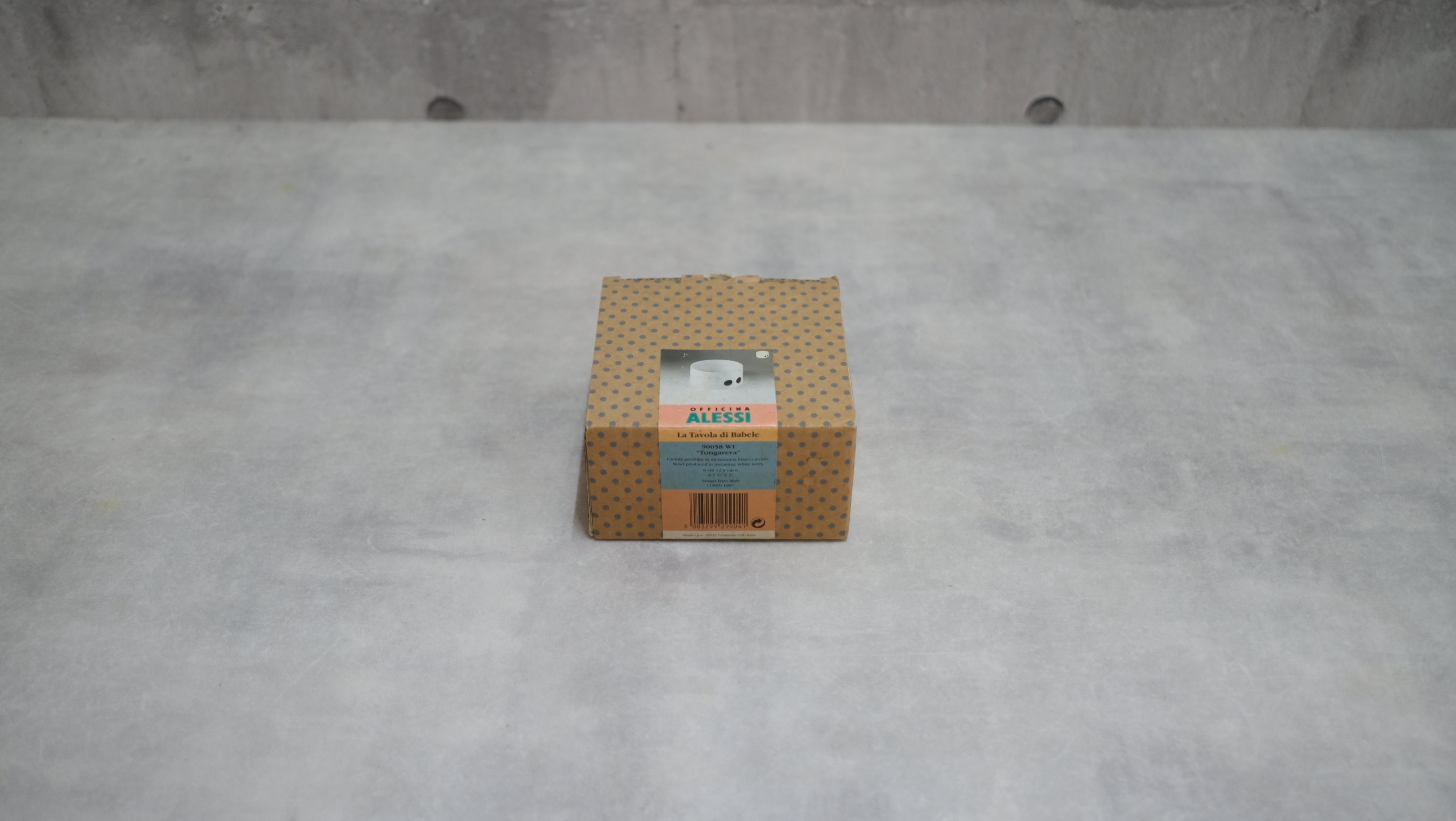 【デットストック】エンツォ・マリ オフィチーナ アレッシィ 90058WI Enzo Mari TONGAREVA Melamine Officina Alessi Itary