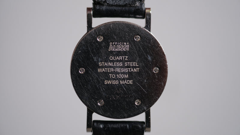 動作確認済み　ALESSI WALTER WAYLE フィリップスタルク　時計電池を入れて動いています