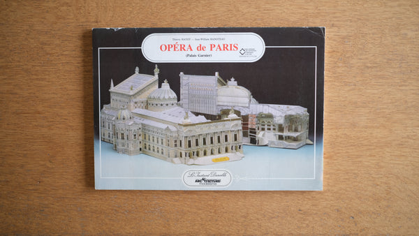 【絶版・希少】カードモデル ペーパークラフト（紙模型）OPERA de PARIS（Palais Garnier) パリ・オペラ座（ガルニエ） ARCHITECTURE modelisme