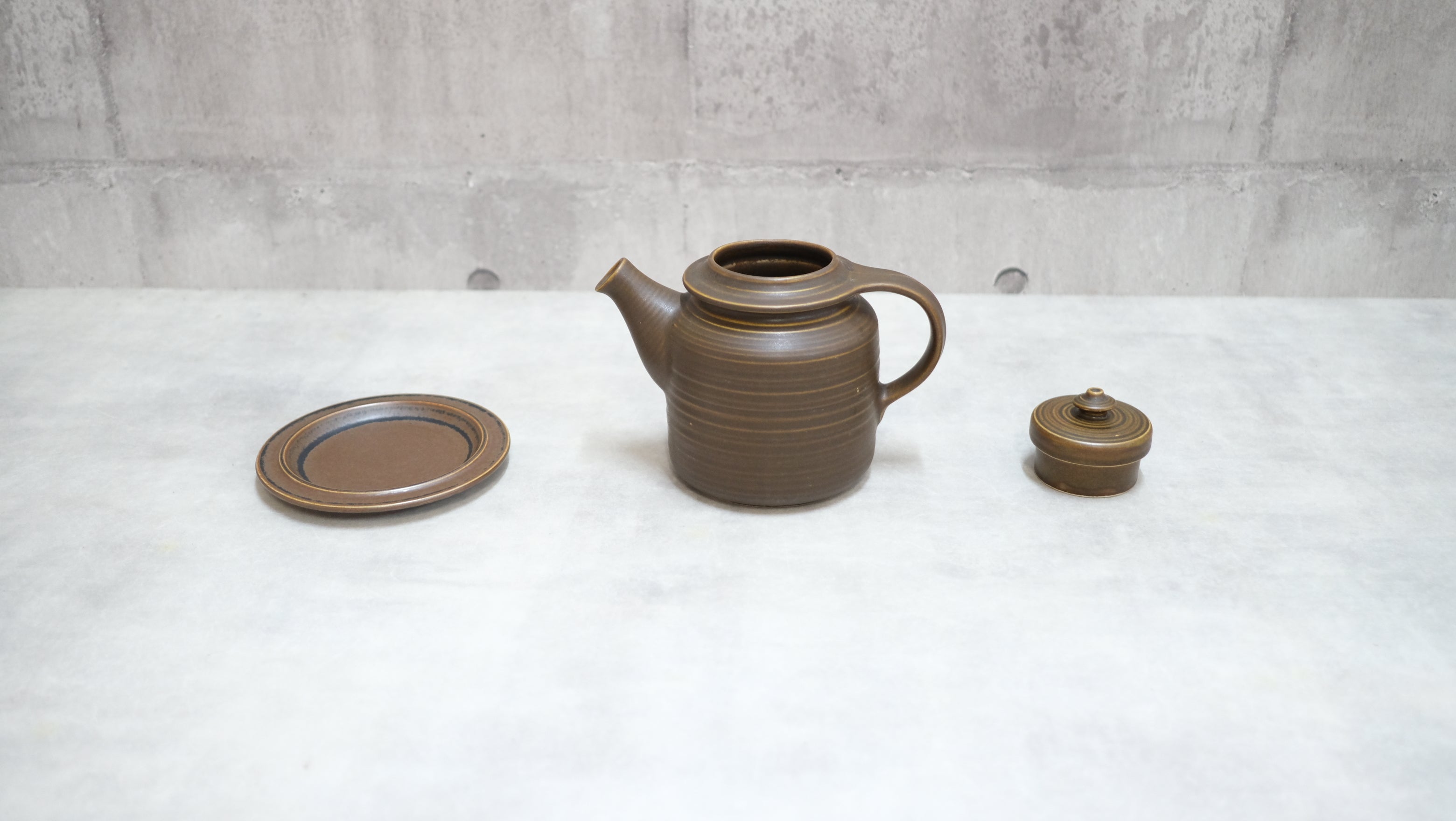 ARABIA アラビア ulla procope ウラ・プロコッペ Mahonkiシリーズ ブラウン コーヒーポット ティーポット teapot