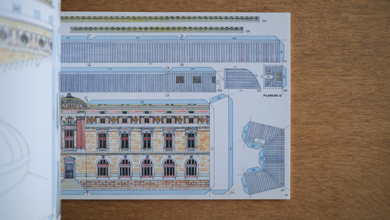 【絶版・希少】カードモデル ペーパークラフト（紙模型）OPERA de PARIS（Palais Garnier) パリ・オペラ座（ガルニエ） ARCHITECTURE modelisme