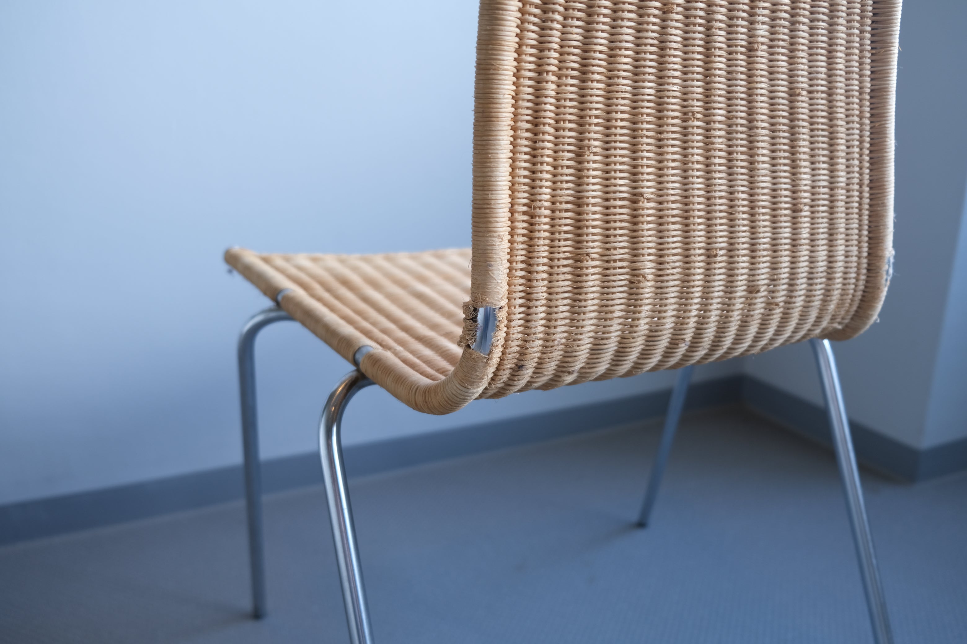 Poul Kjaerholm PK1｜PP MOBLER製 籐張りチェア［状態良好・2脚目／ヴィンテージ北欧家具］