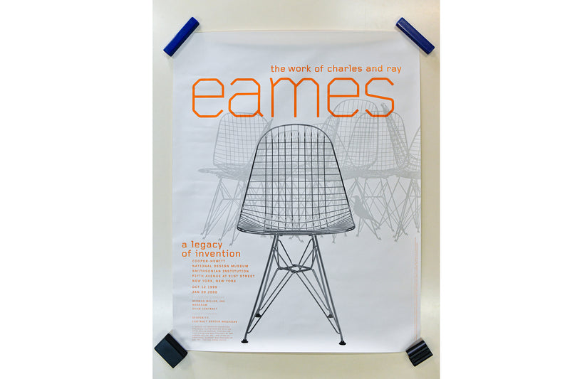 イームズ展 ポスター the work of charles and ray eames alegacy of invention 展覧会 –  Helvetica