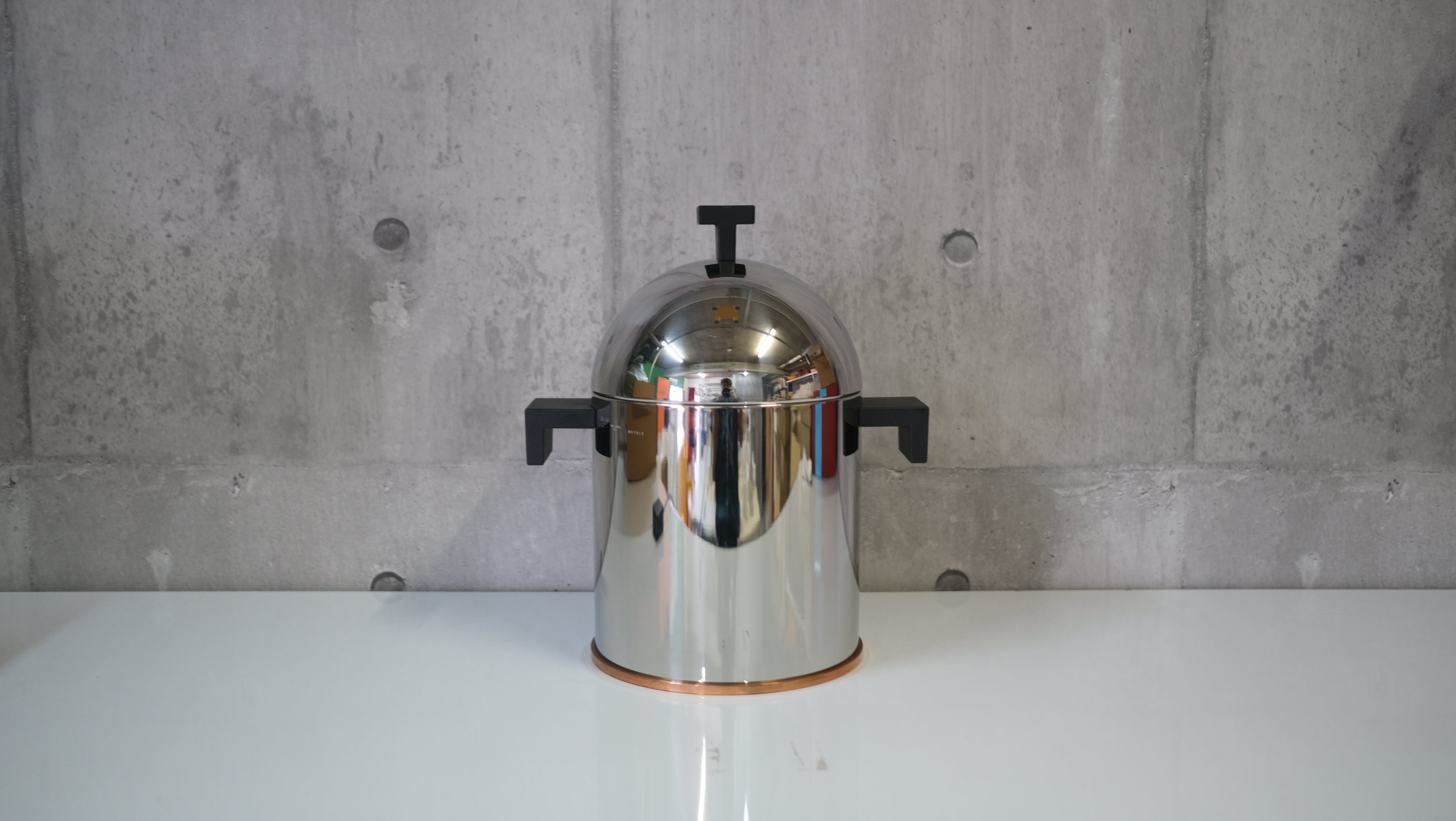【デットストック】アルド・ロッシ ALESSI アレッシィ AR02 両手鍋 Aldo Rossi La cupola stockpot Itary