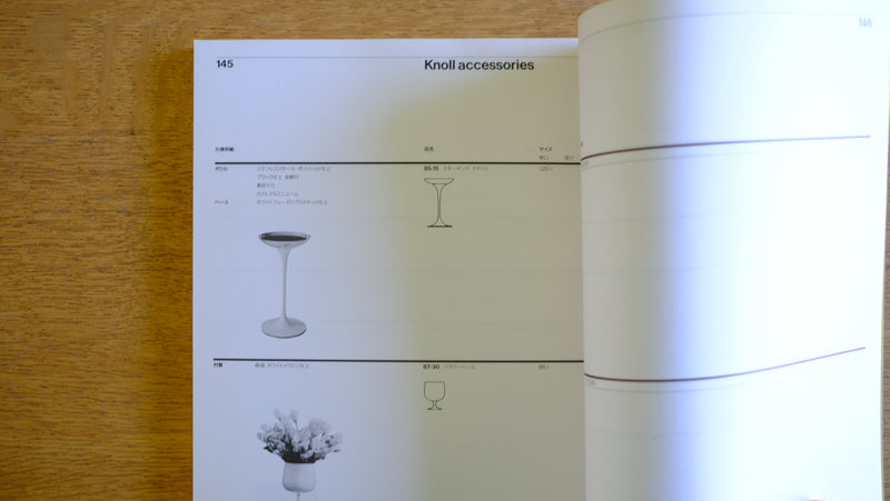 【希少】Knoll International Japan Furniture Price List ノル ヴィンテージカタログ プライスリスト エットーレ・ソットサス ミース・ファン・デル・ローエ フローレンス・ノル