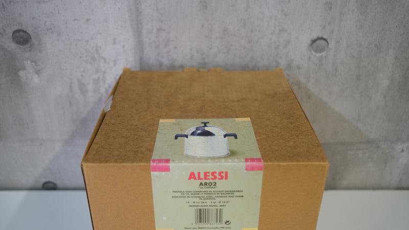 【デットストック】アルド・ロッシ ALESSI アレッシィ AR02 両手鍋 Aldo Rossi La cupola stockpot Itary