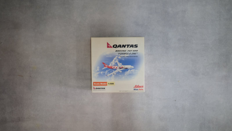 模型飛行機 QANTAS カンタス航空 StarJets BOEING 747-400 FORMULA ONE 1:500