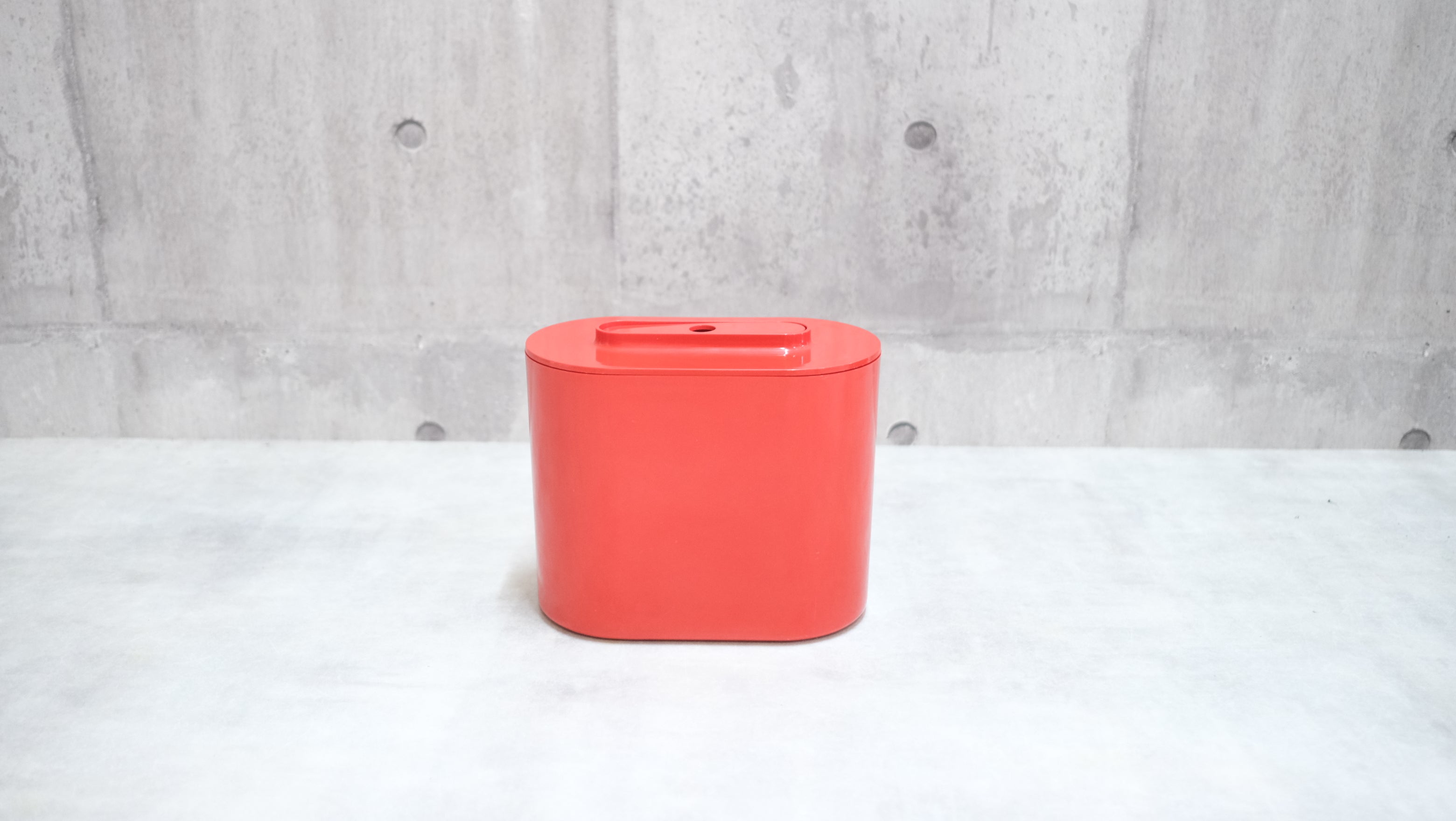 【デットストック・未使用】Kartell カルテル 4624 ジオット・ストッピーノ Giotto Stoppino アイスバケット ice bucket［赤］