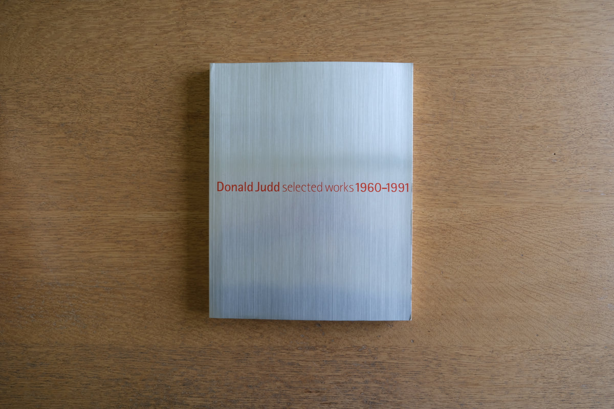 図録】Donald Judd Selected Works 1960–1991