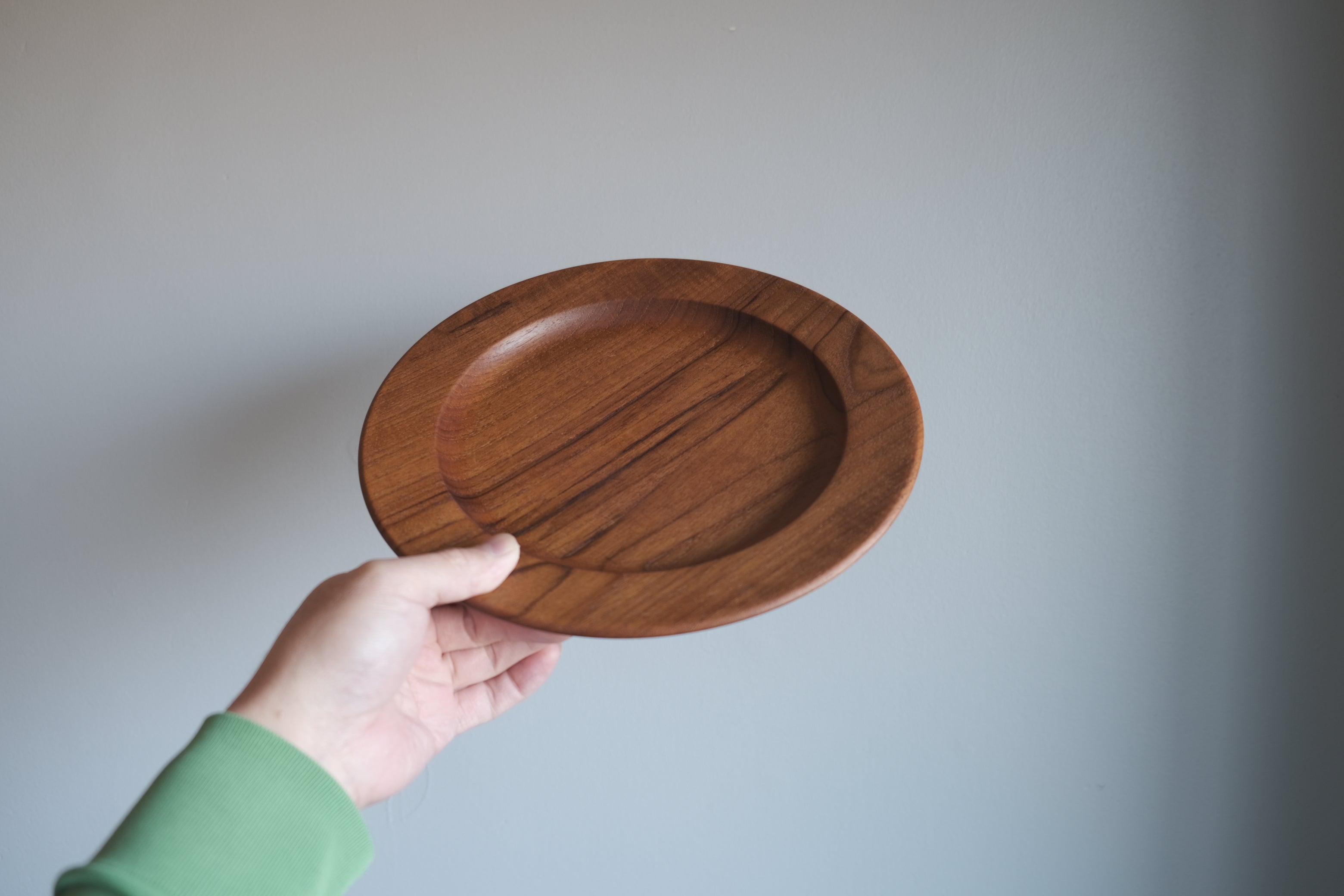 カイ・ボイスン ヴィンテージ チークプレート 27cm｜Kay Bojesen 工房製 北欧デザイン