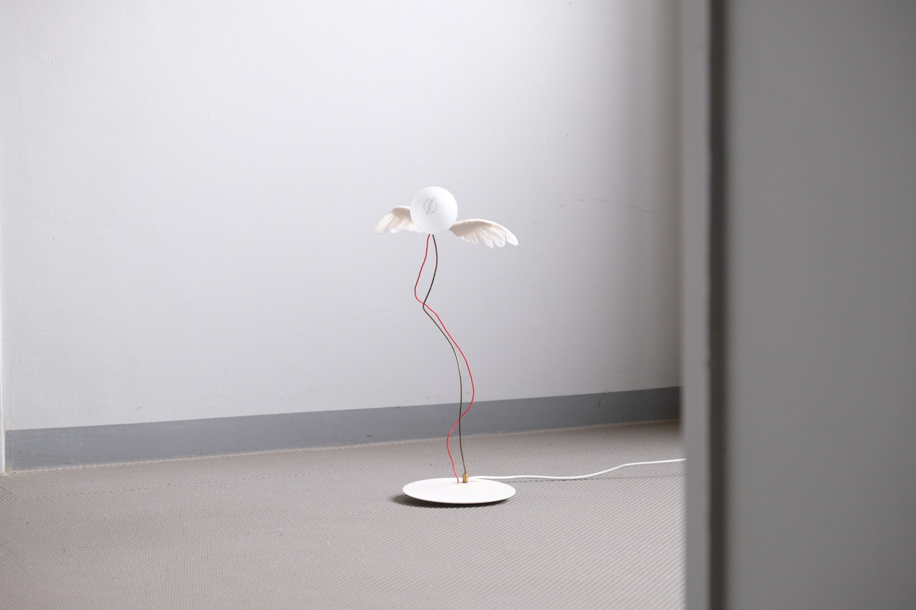 ［再入荷］インゴマウラー ルーチェリーノ ランプ 中古照明 羽のアート スタジオノイ INGO MAURER Lucellino Lamp Studio NOI