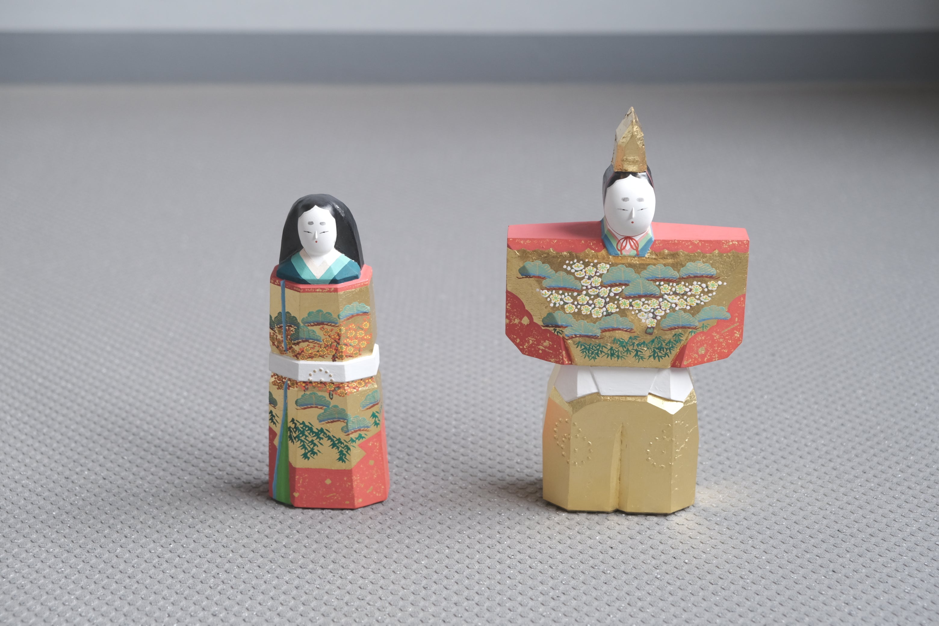 一刀彫 立雛（6号）大矢由造 作｜誠美堂・大人のための雛人形