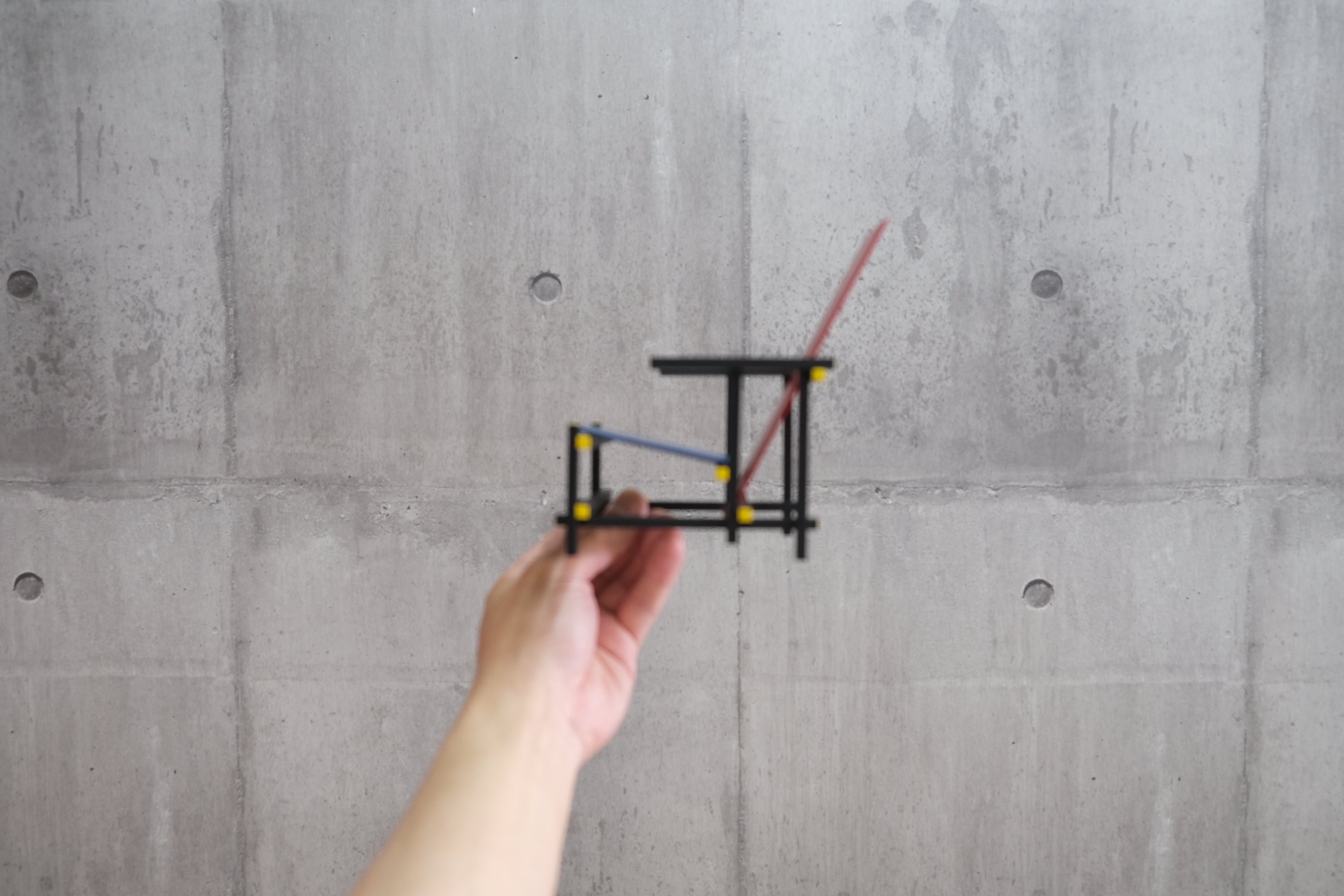 Red and Blue Chair ミニチュア｜Gerrit Rietveld × Vitra Design Museum