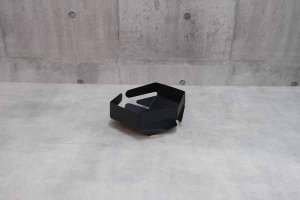 アレッシィ ALESSI GIA16 フルーツボウル Trash Bin 黒色 Giulio Iacchetti fruit bowl