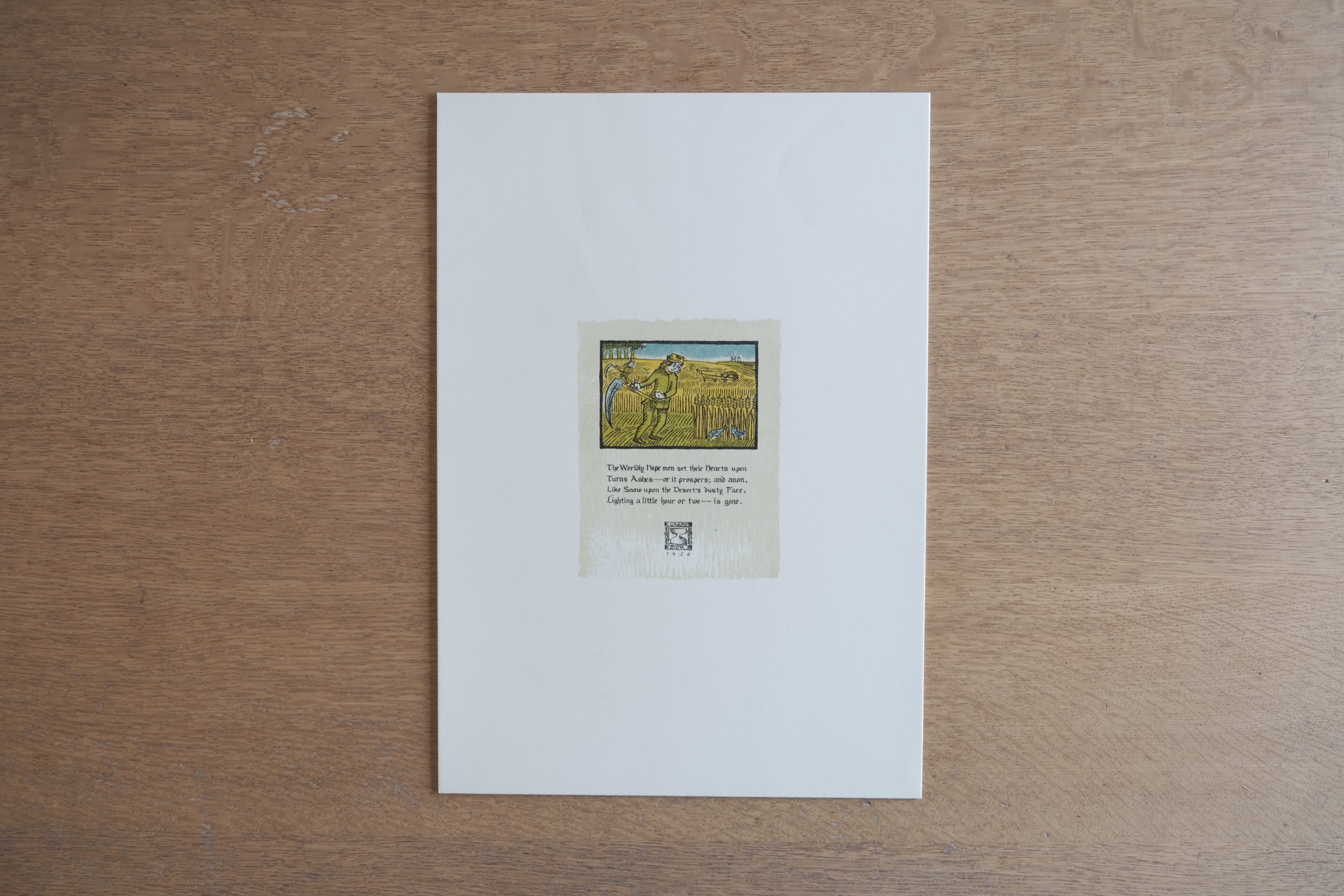 冬澤未都彦「CARPE DIEM」版画ポートフォリオ（1986）｜限定64部｜サイン入り｜作品5葉セット