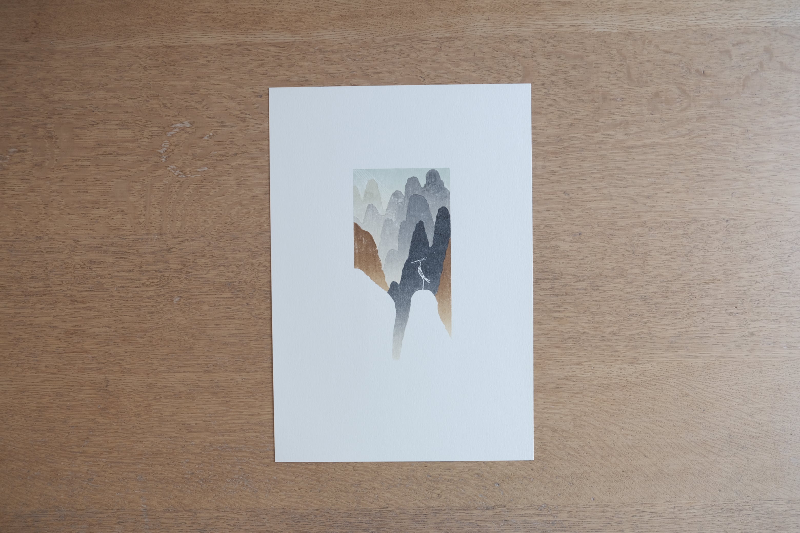 冬澤未都彦「山月記（中島敦）」版画ポートフォリオ（1993）限定253部｜サイン入り