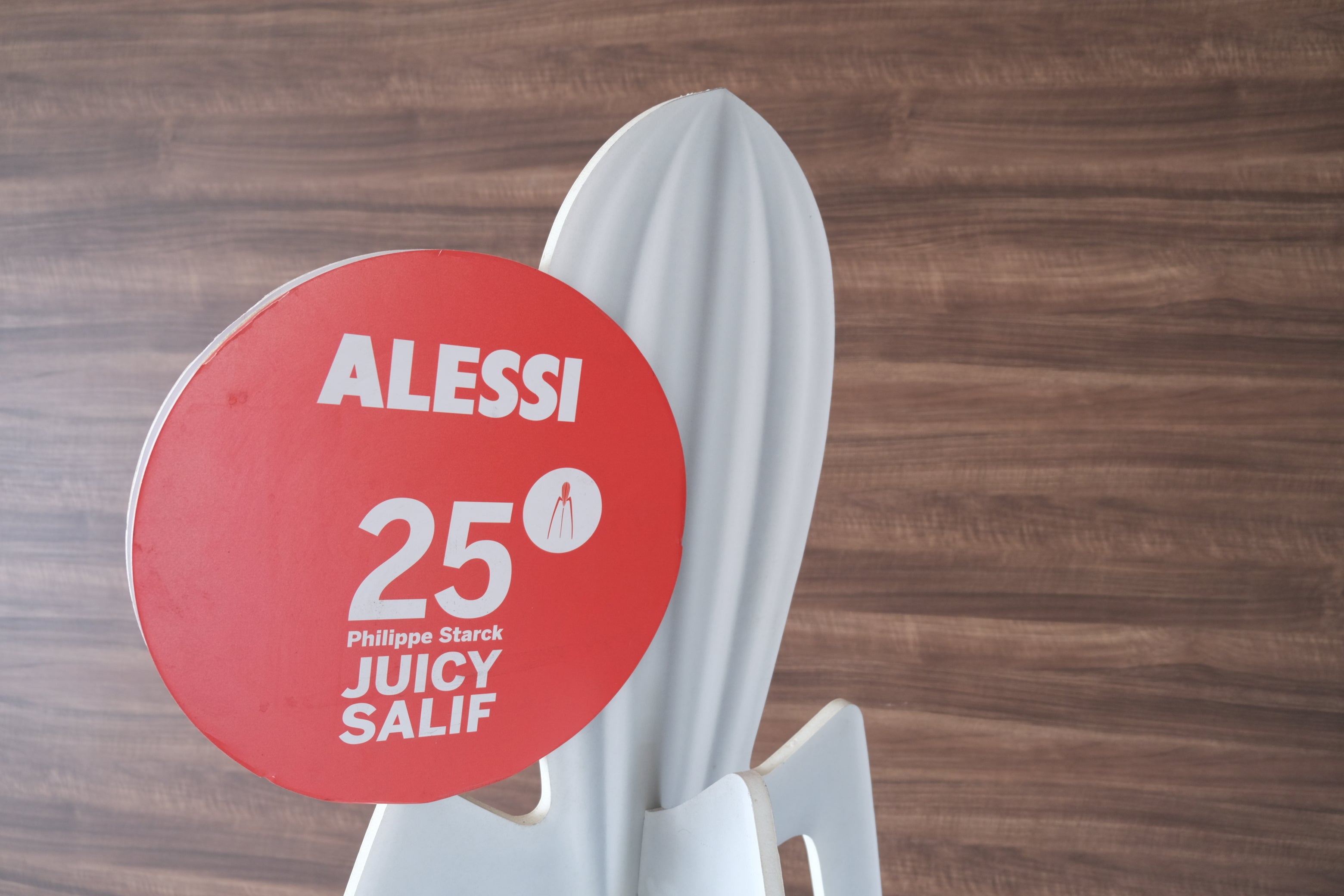 ［広告看板・什器］ALESSI アレッシィ フィリップ・スタルク ジューシーサリフ 店舗実使用品 JUICY SALIF 25th