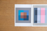 ヨゼフ・アルバース Josef Albers シルクスクリーン Interaction of color Die Wechselbeziehung der Farbe 1973年 Keller XVII-2