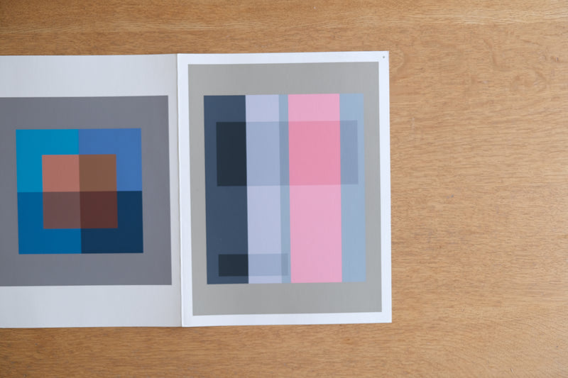 ヨゼフ・アルバース Josef Albers シルクスクリーン Interaction of color Die Wechselbeziehung der Farbe 1973年 Keller XVII-2