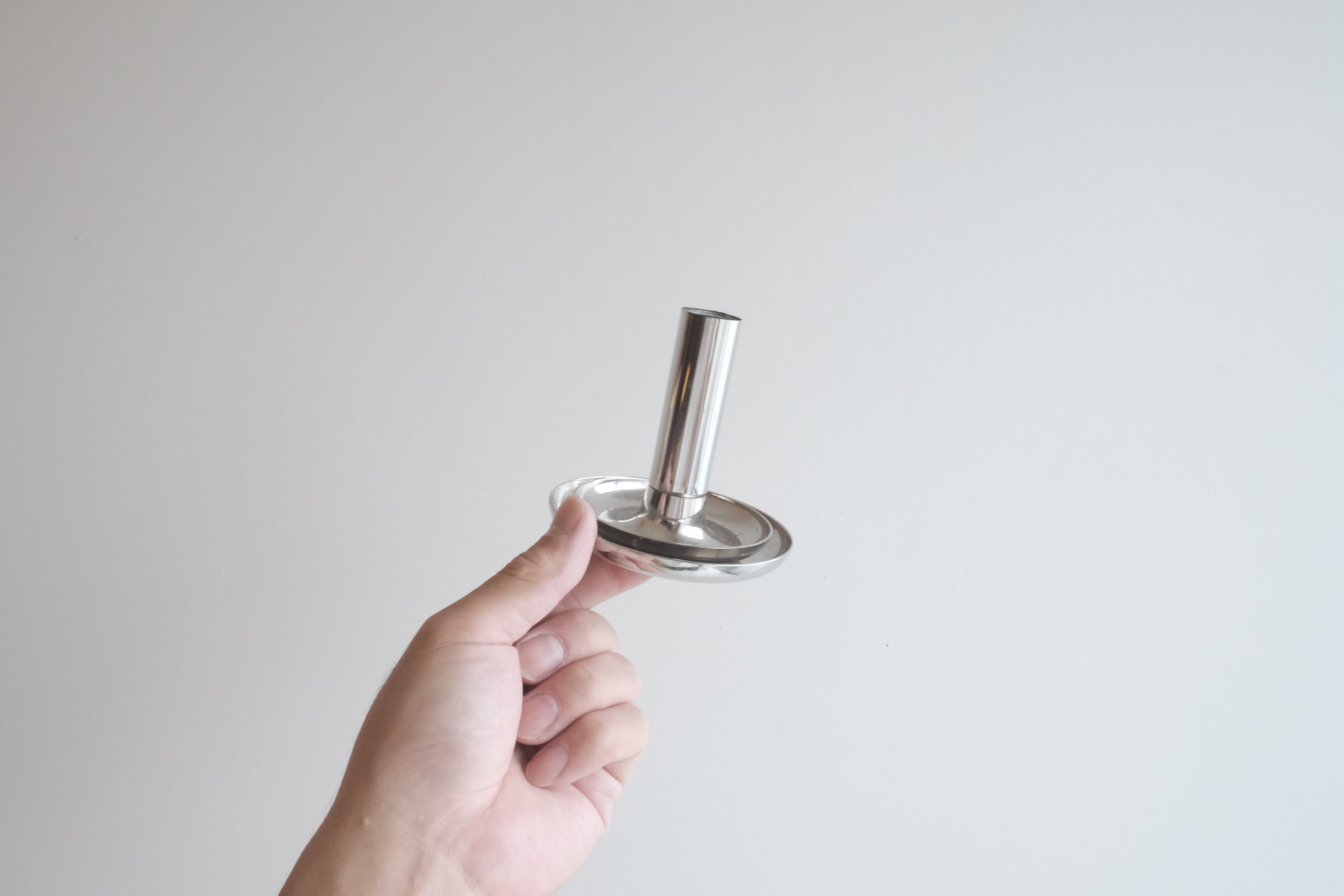 Jasper Morrison × ALESSI｜キャンドルホルダー（2004年刻印・希少形状）