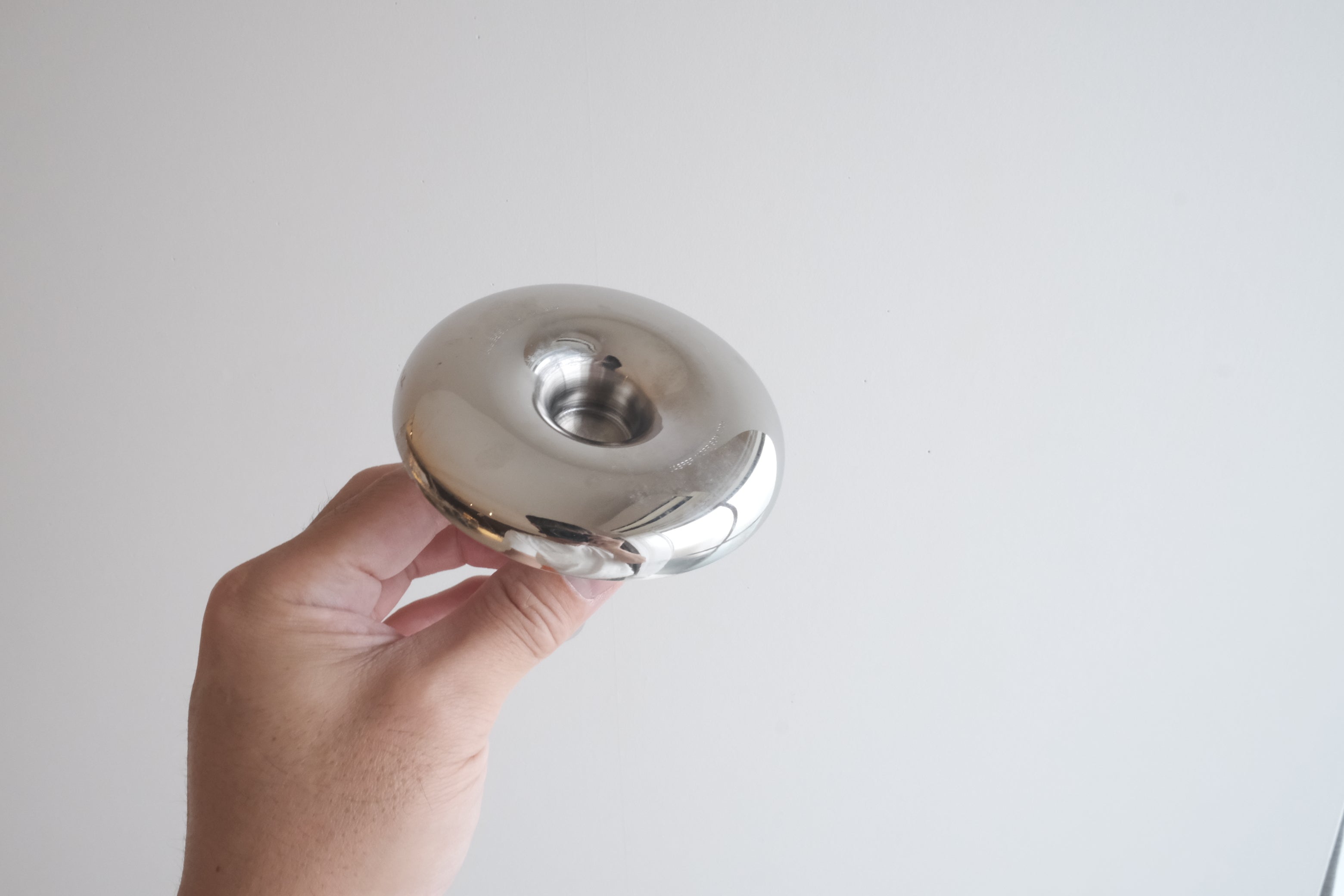Jasper Morrison × ALESSI｜キャンドルホルダー（2004年刻印・希少形状）
