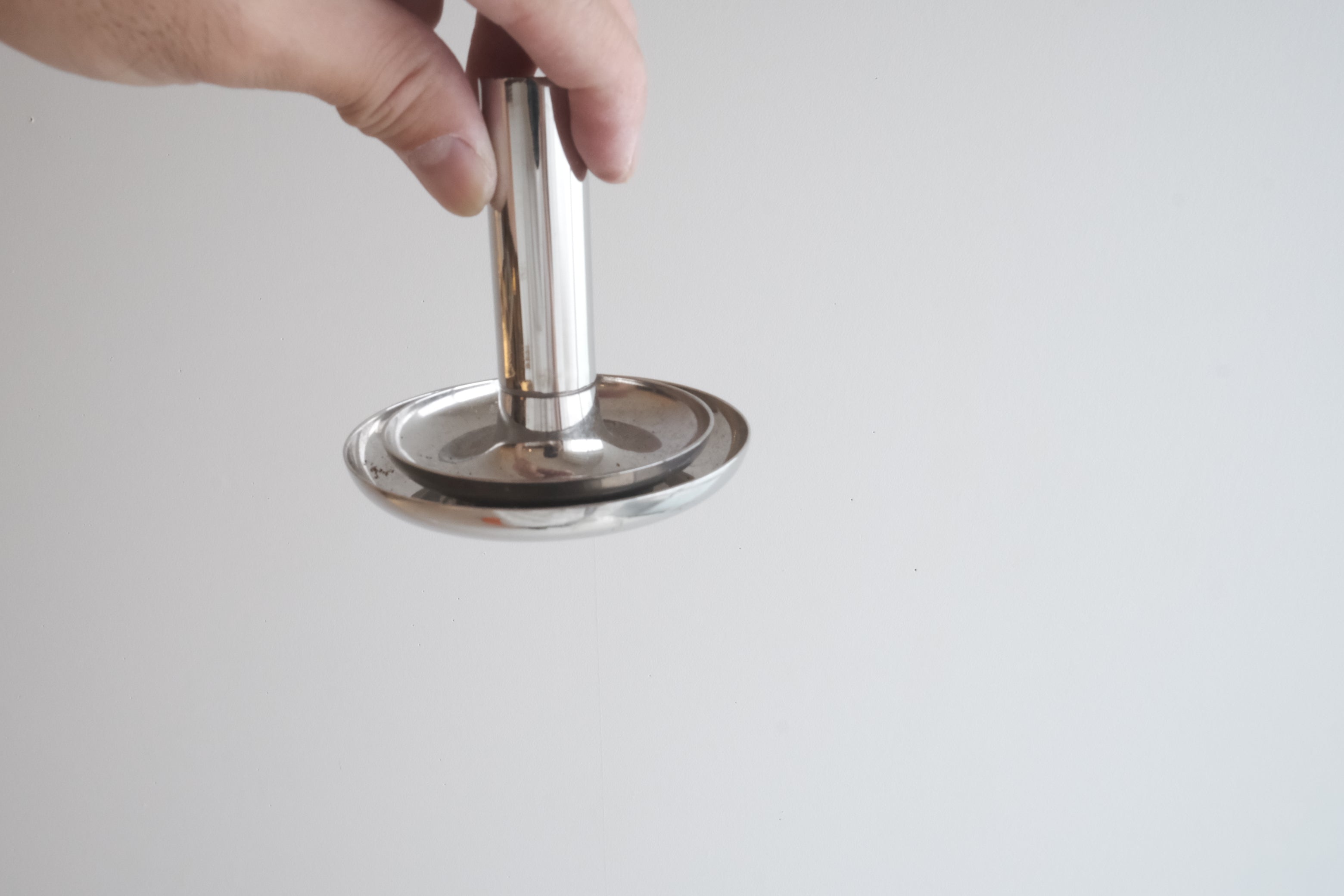 Jasper Morrison × ALESSI｜キャンドルホルダー（2004年刻印・希少形状）