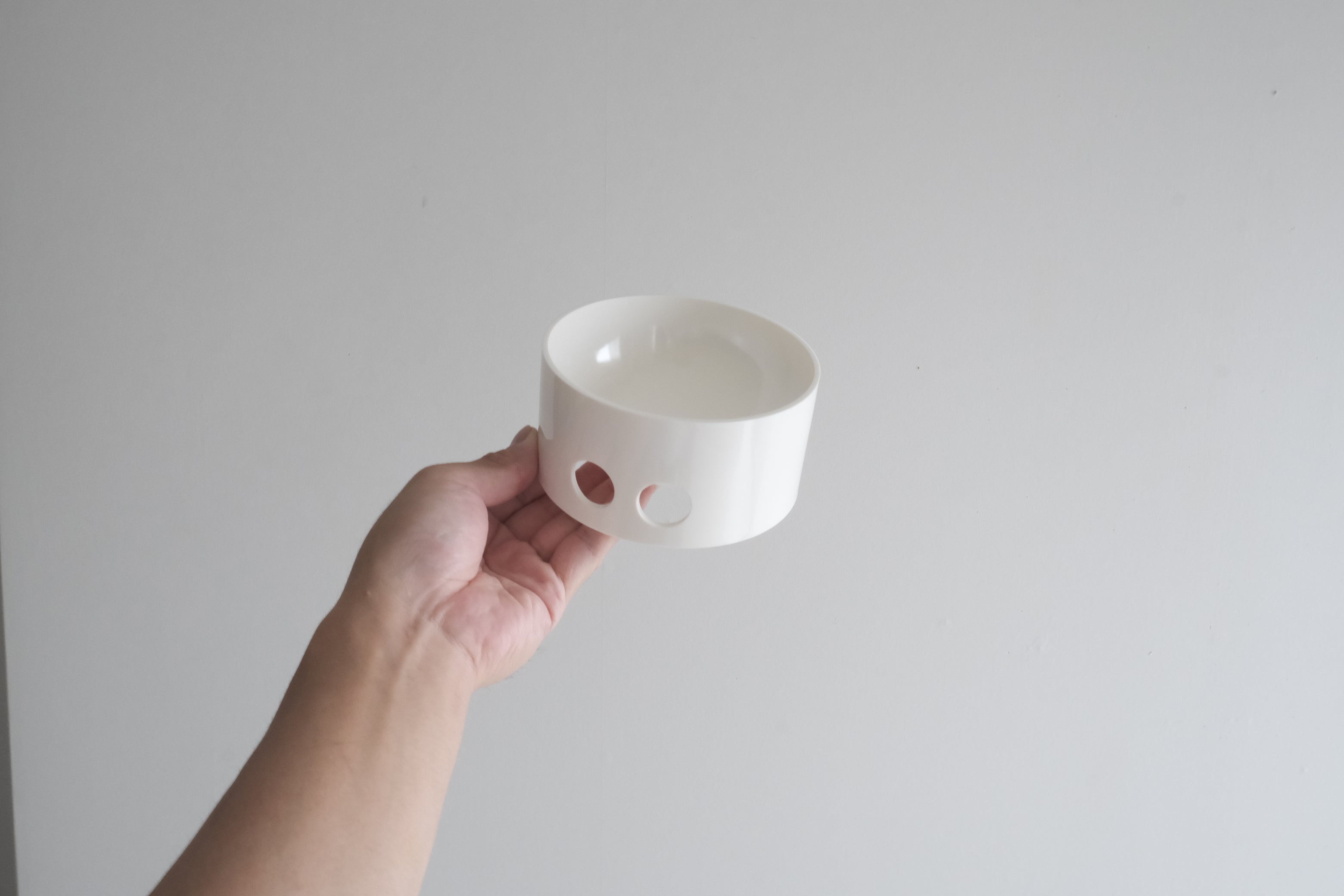 【未使用・箱付】エンツォ・マリ TONGAREVA ホワイト メラミンボウル OFFICINA ALESSI 90058WI