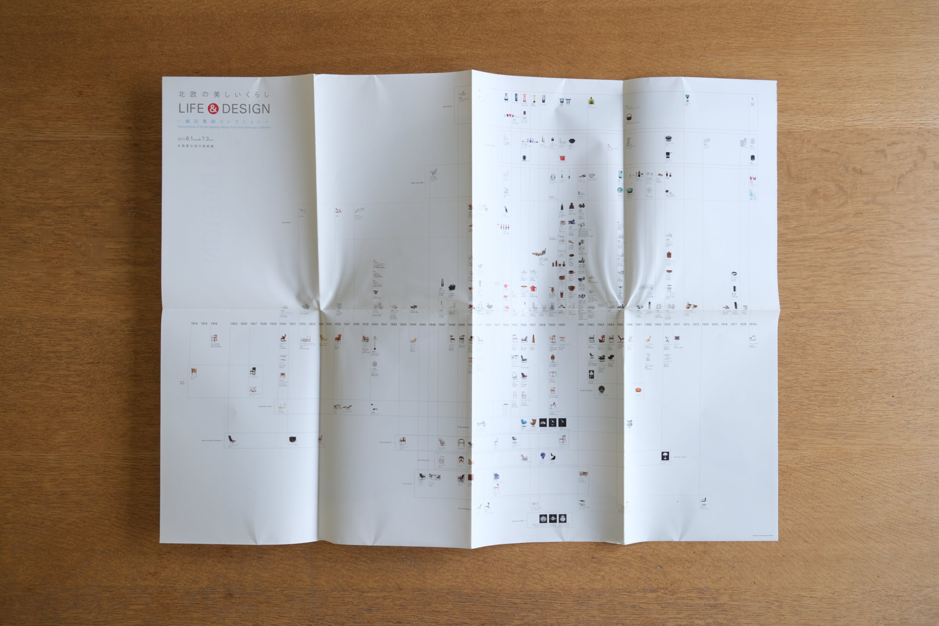 ［希少図録・ポスター付］北欧の美しいくらし LIFE & DESIGN｜織田憲嗣コレクション（北海道立旭川美術館・2011年）