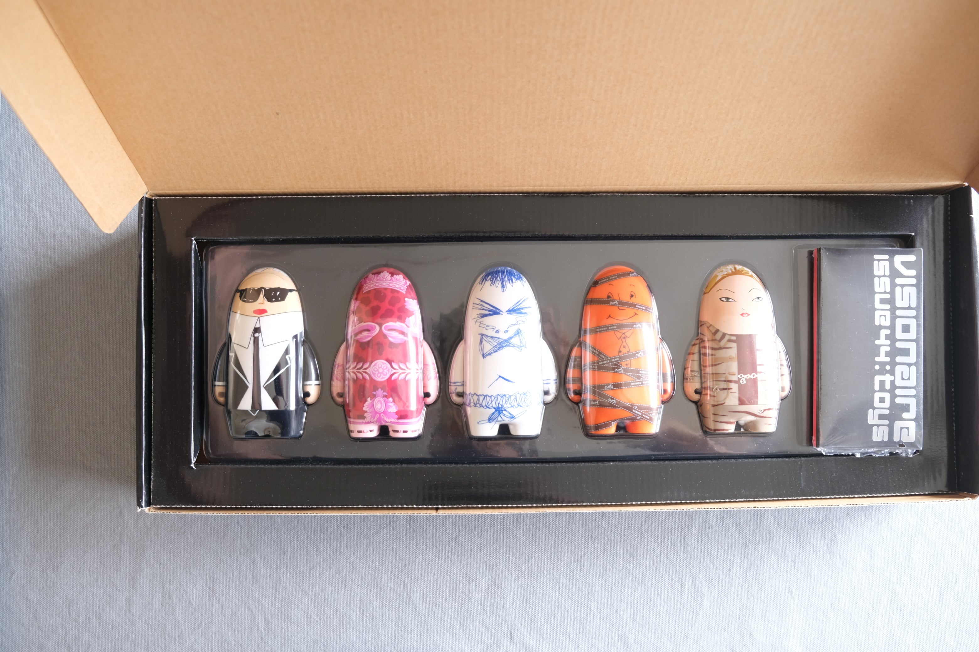 VISIONAIRE 44: Toys Black｜Kidrobot フィギュア5体セット 2004年 限定版