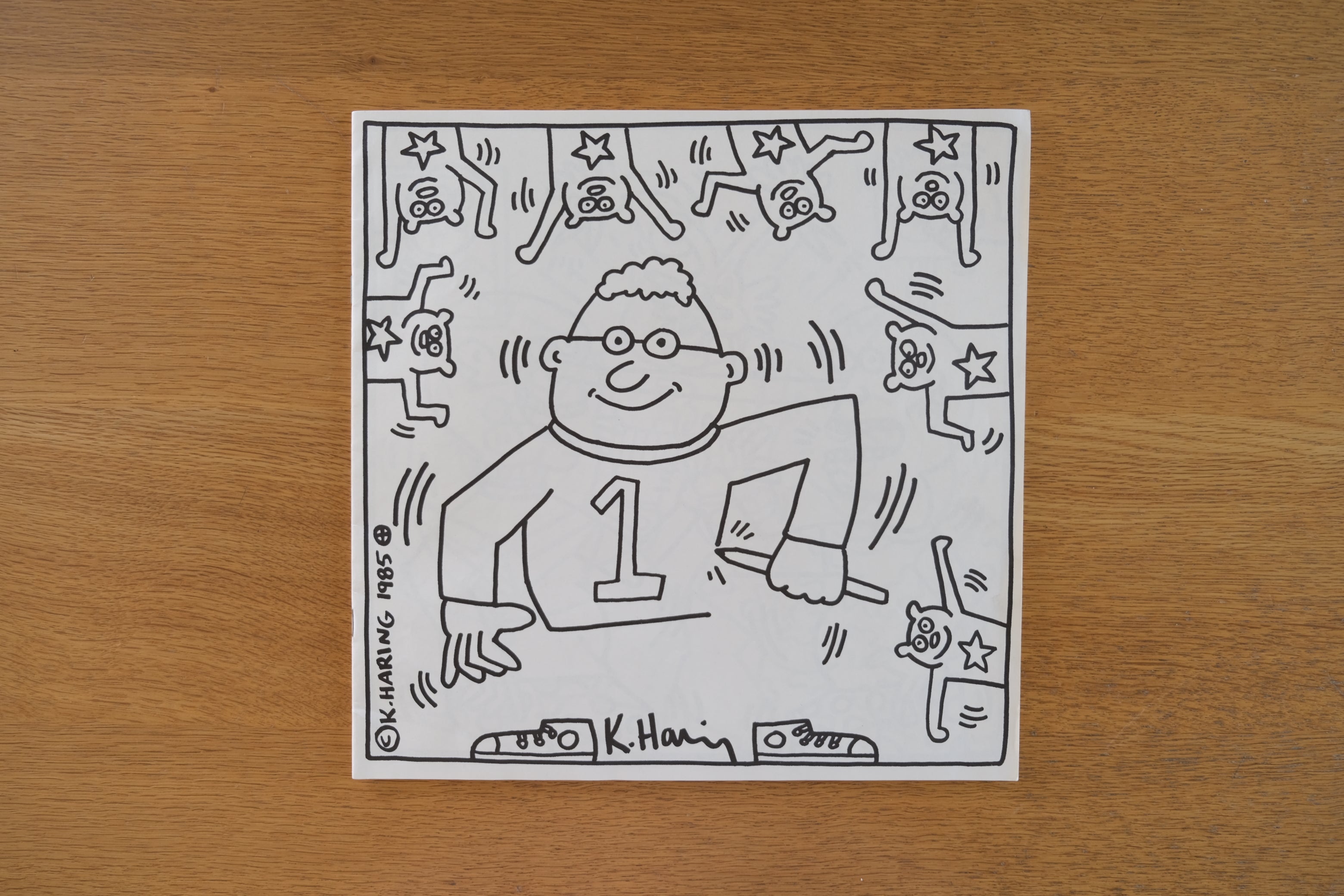 Keith Haring Coloring Book 1985 Pop Shop Tokyo Bag付き｜キース・ヘリング 自費出版 アーティストブック