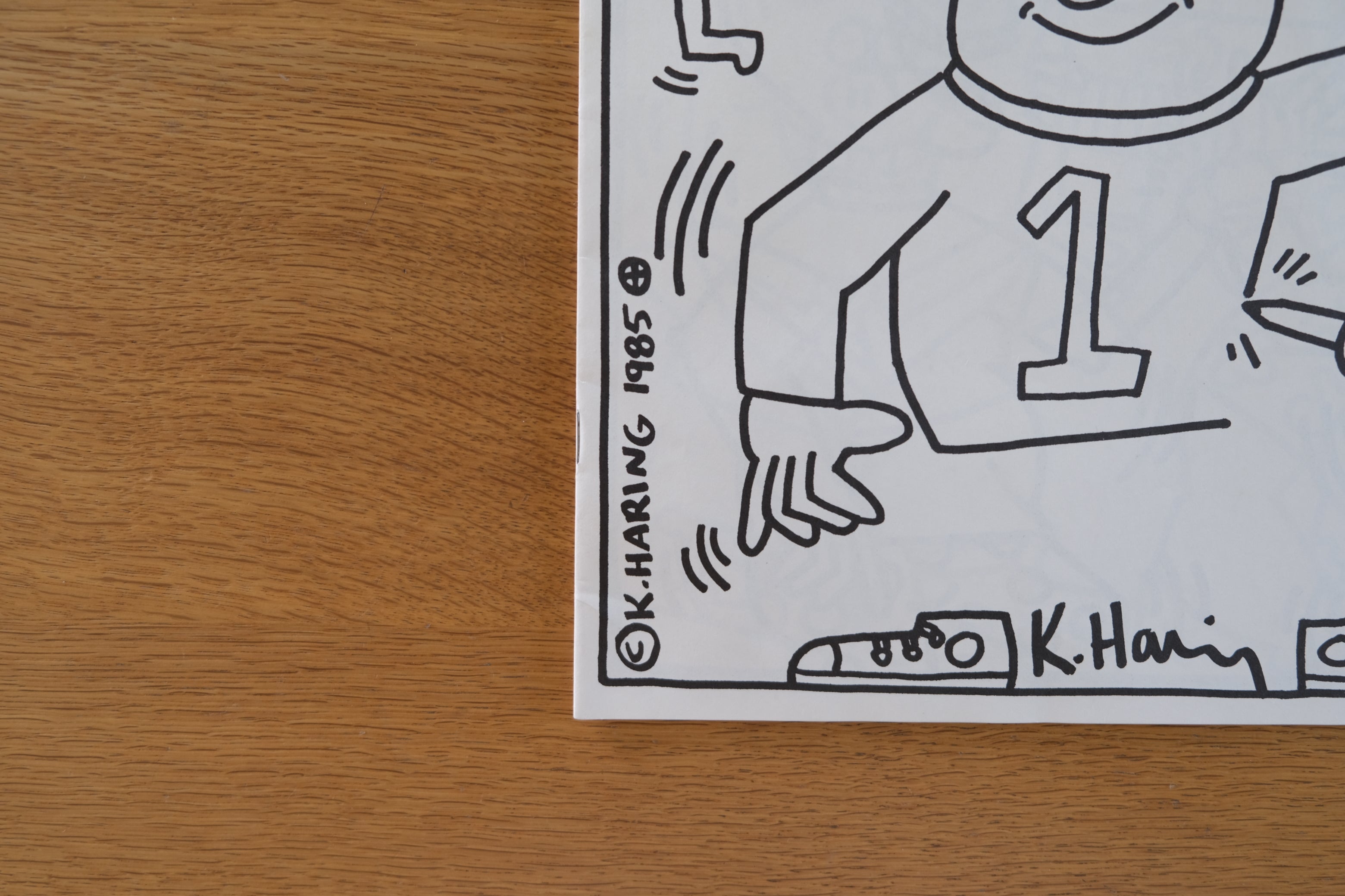 Keith Haring Coloring Book 1985 Pop Shop Tokyo Bag付き｜キース・ヘリング 自費出版 アーティストブック