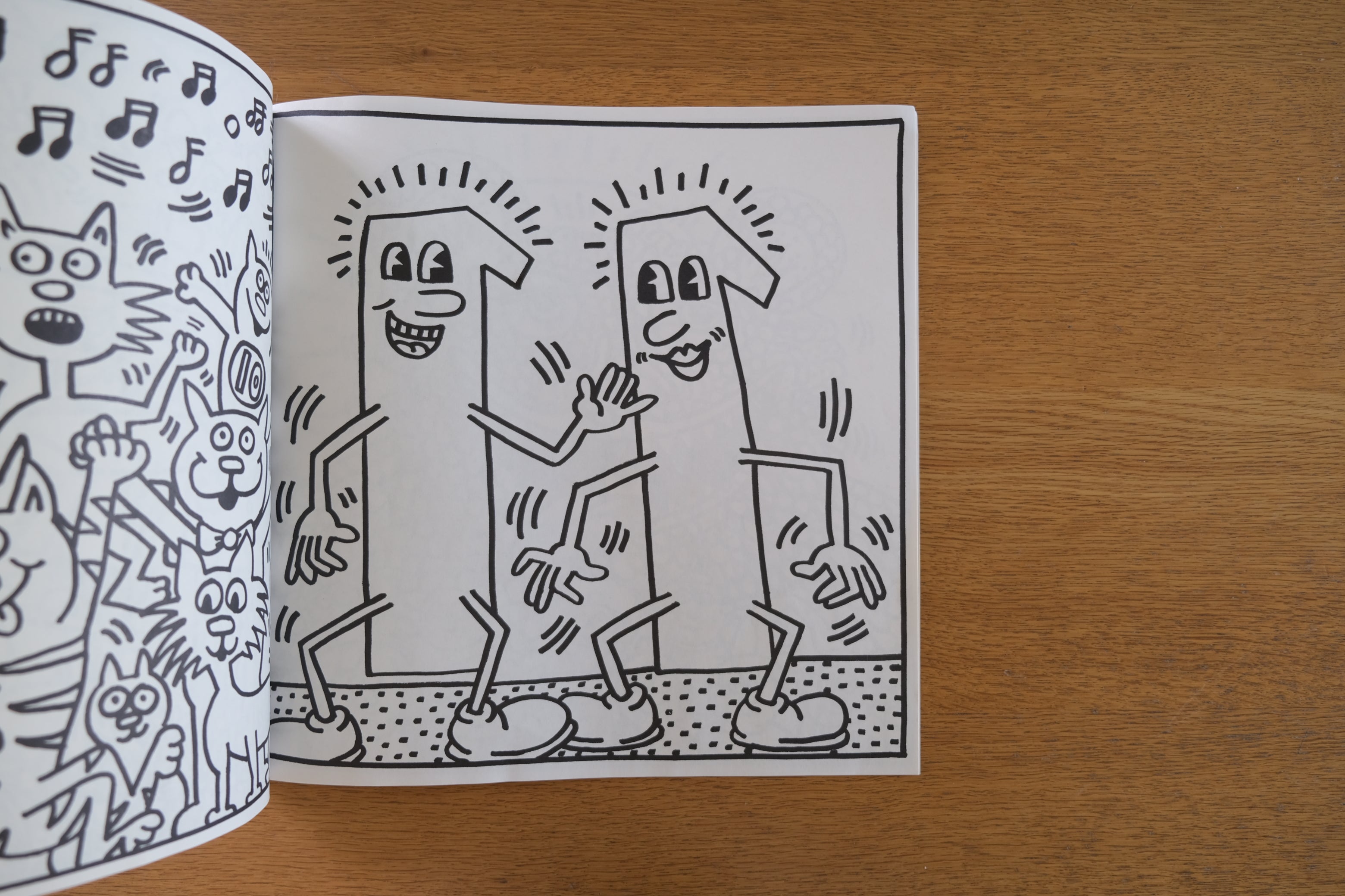 Keith Haring Coloring Book 1985 Pop Shop Tokyo Bag付き｜キース・ヘリング 自費出版 アーティストブック