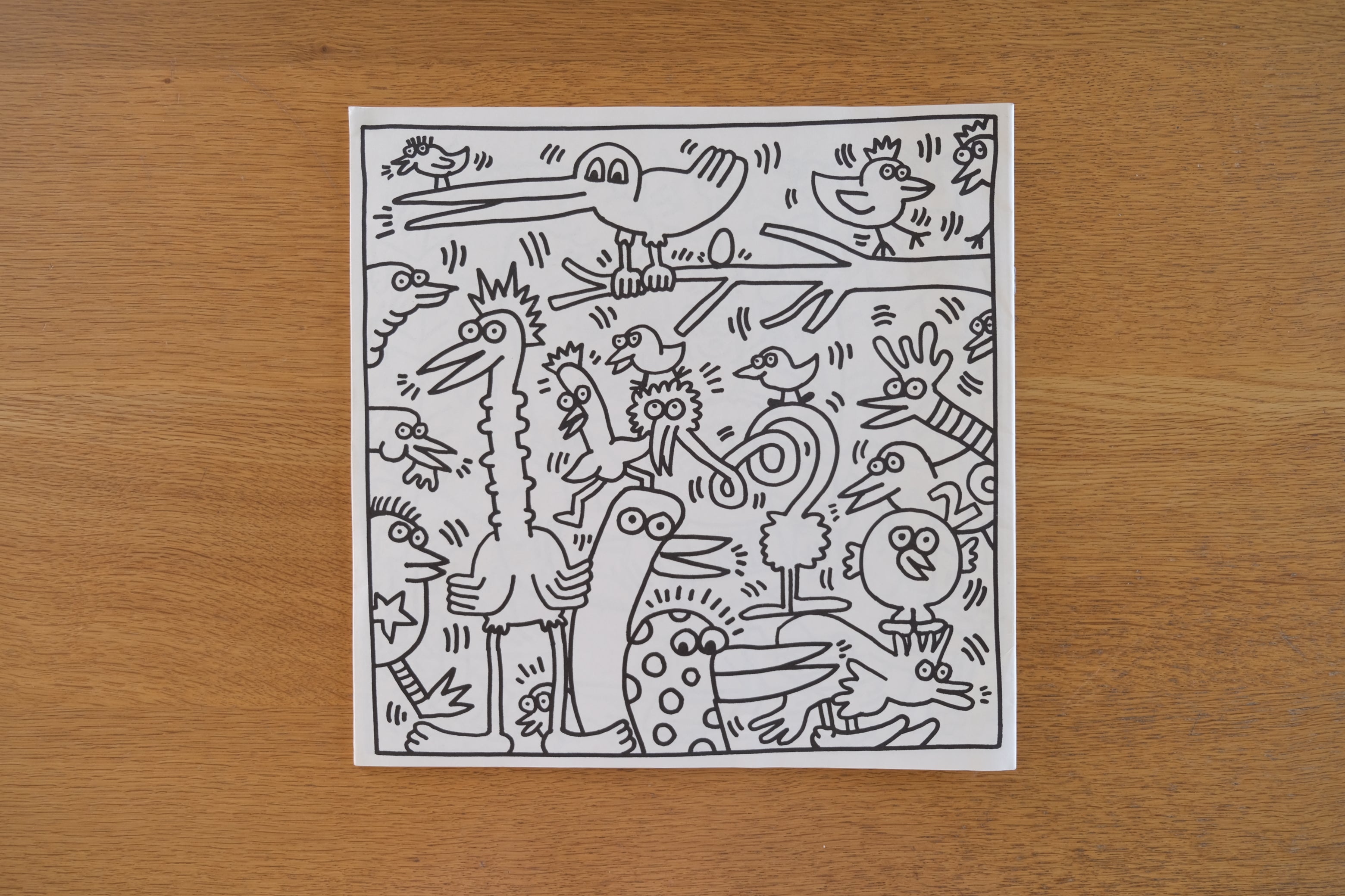 Keith Haring Coloring Book 1985 Pop Shop Tokyo Bag付き｜キース・ヘリング 自費出版 アーティストブック